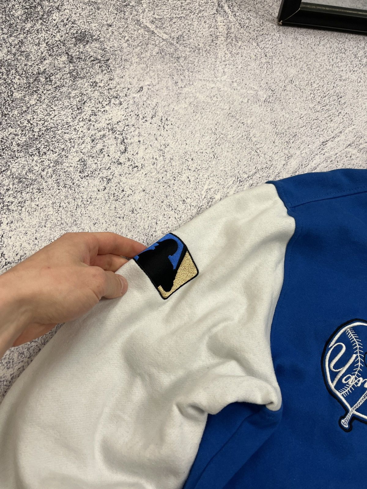 MLB × Majestic × New York Yankees Majestic New York Yankes Bomber Jacket Varsity MLB Rare Hype Size US L / EU 52-54 / 3 - 8 Thumbnail