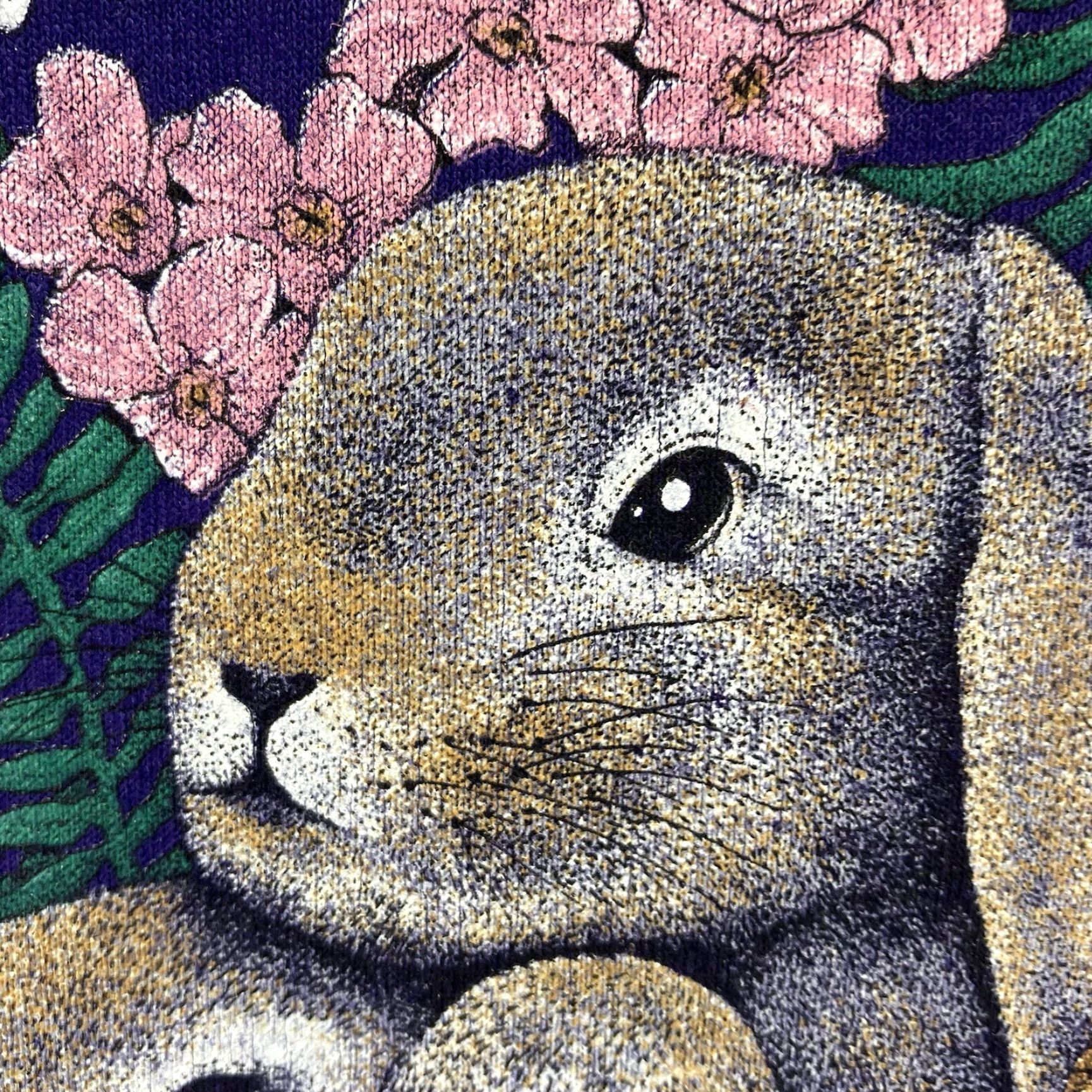 Jerzees VINTAGE Jerzees Bunny Rabbit T Shirt Adult XL Purple 90s Easter Graphic Tee Mens Boys Womens Size US XL / EU 56 / 4 - 6 Thumbnail