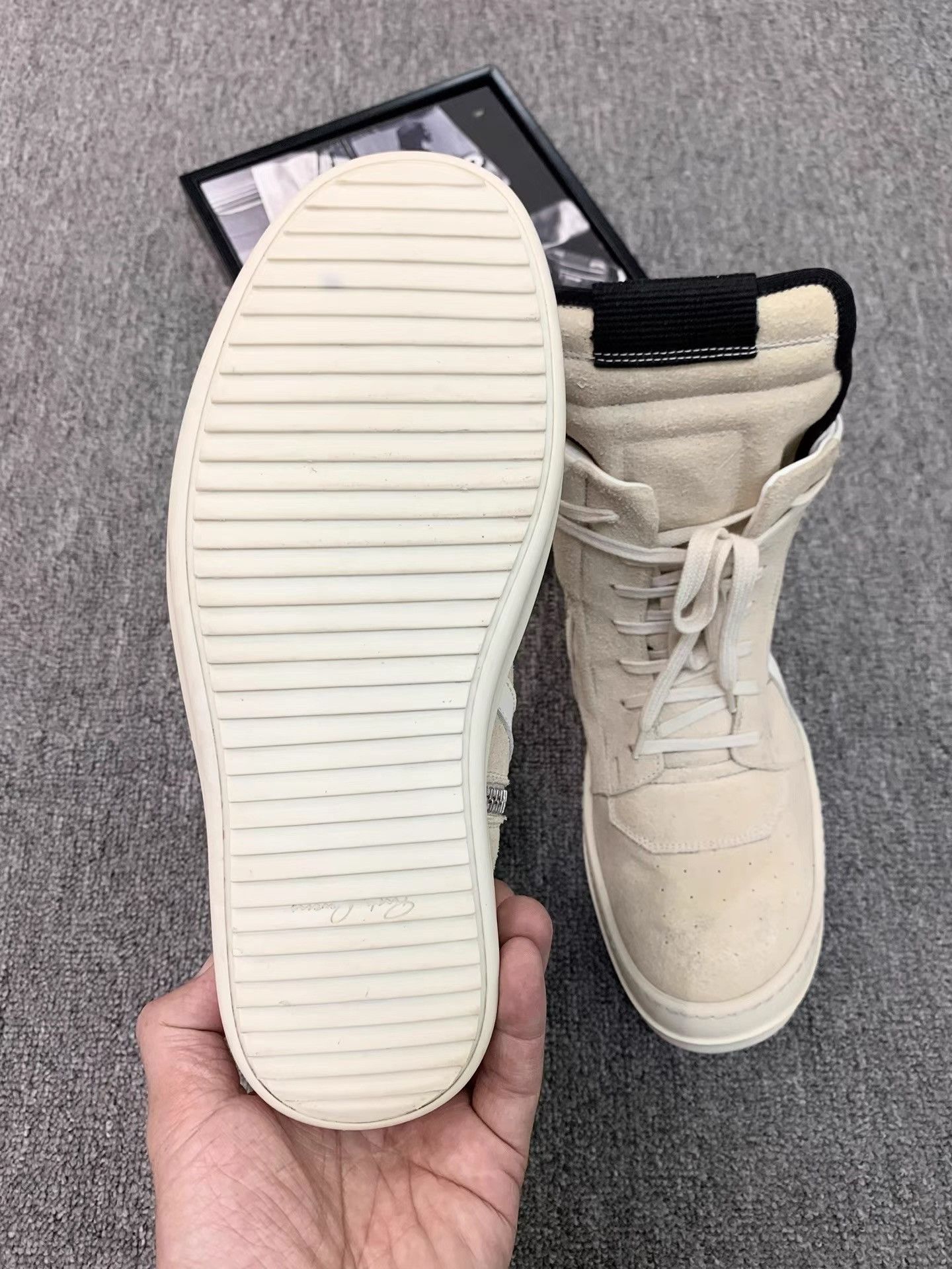 Rick Owens Rick Owens Mainline Desert Inverted Triangle Sneakers K34 Size US 8 / IT 38 - 8 Thumbnail