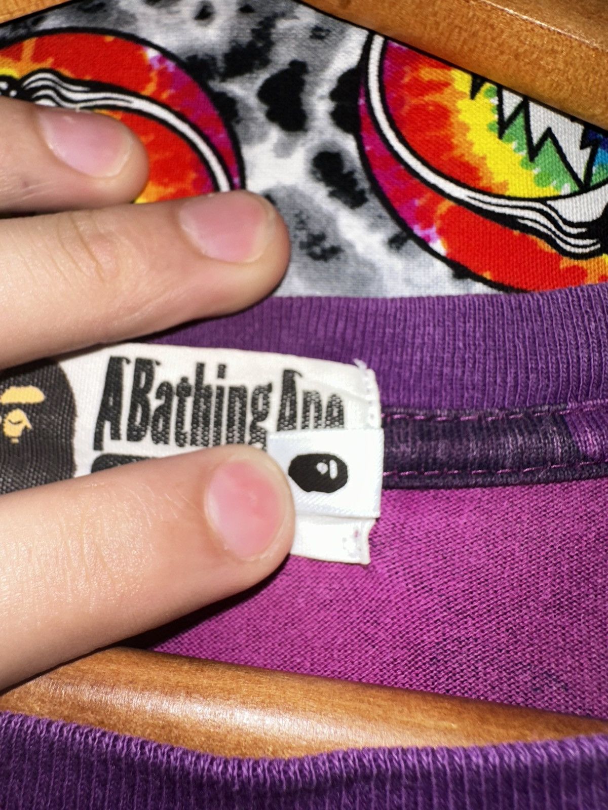 Bape Color Camo Shark Tee Size US L / EU 52-54 / 3 - 5 Thumbnail