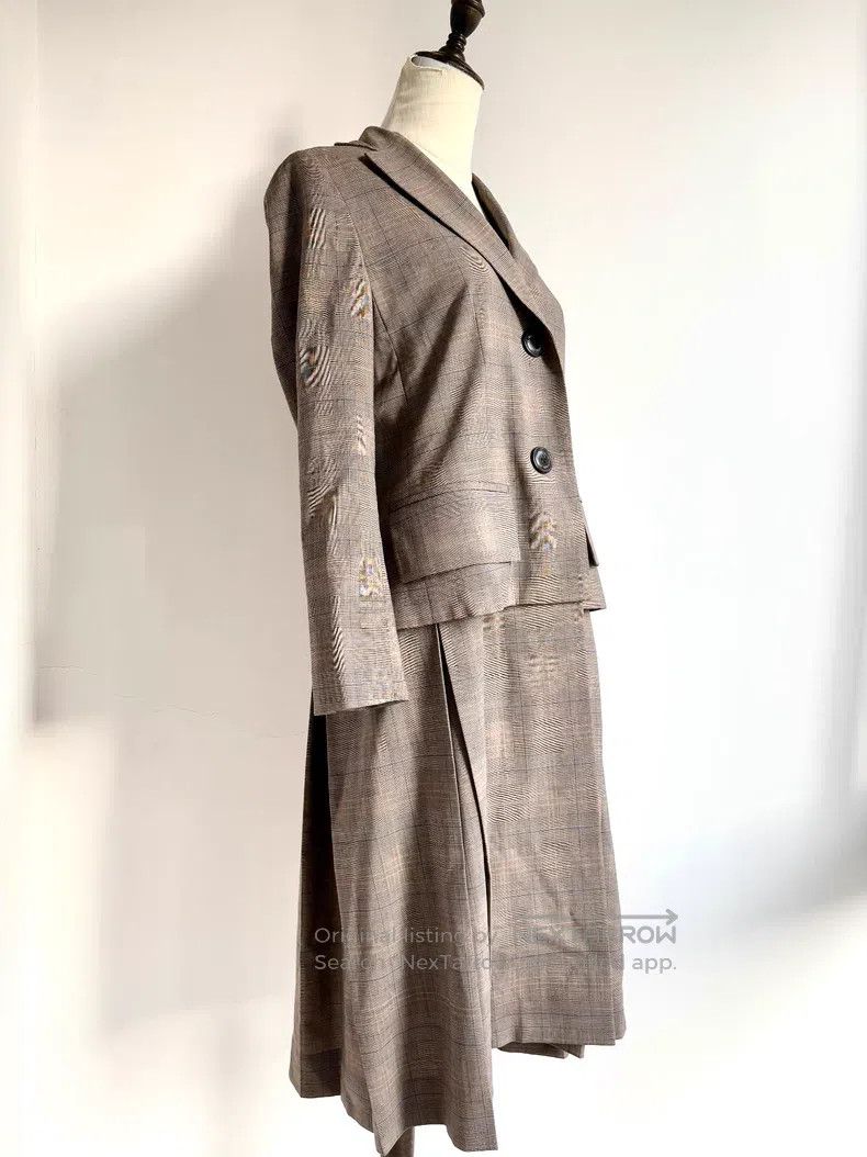 Vivienne Westwood Vivienne Westwood Brown Plaid Fake Two-Piece Windbreaker Size XS / US 0-2 / IT 36-38 - 4 Thumbnail