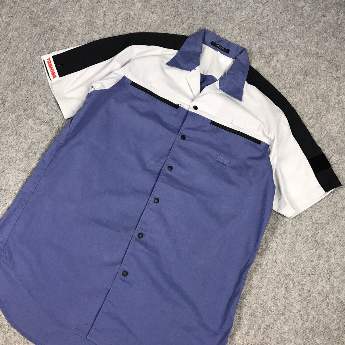 Japanese Brand TOSHIBA BUTTON UNIFORM SHIRT Size US L / EU 52-54 / 3 - 4 Thumbnail