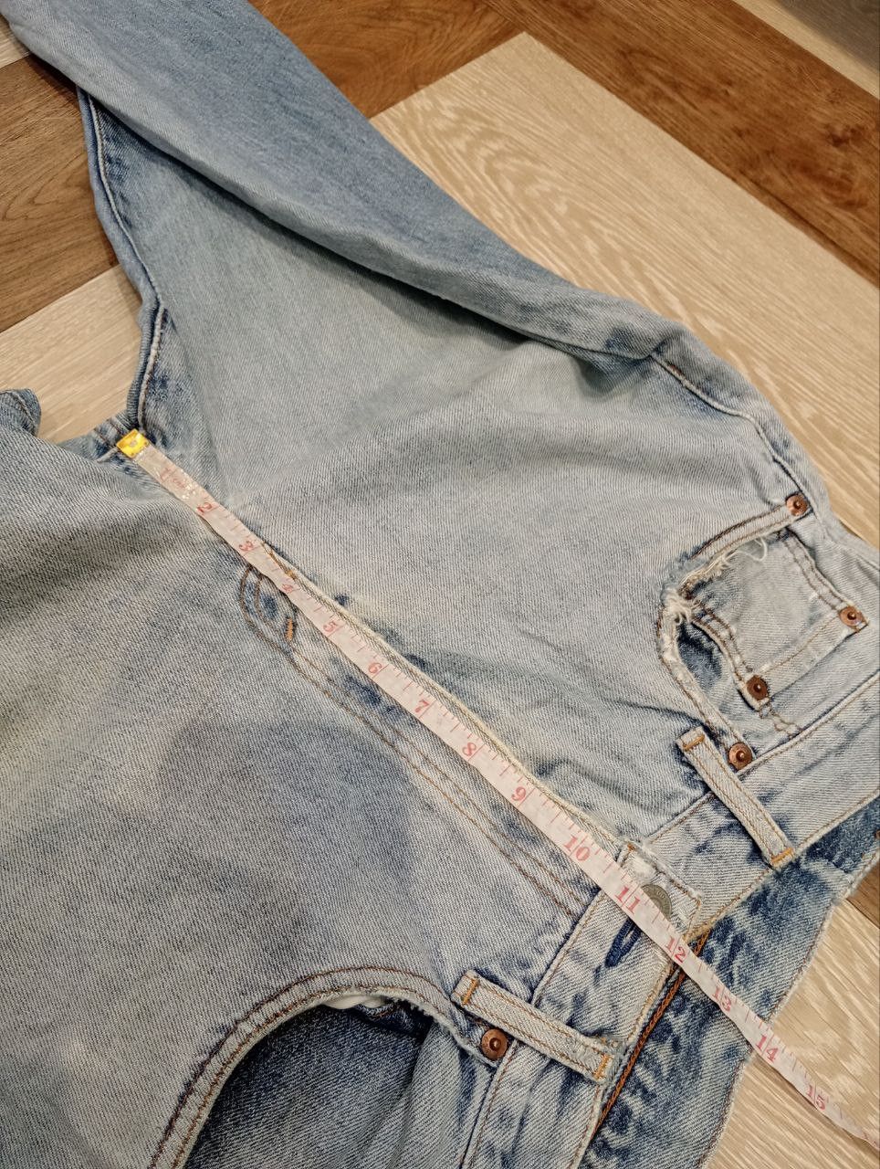 Levi's Vintage Clothing LEVI'S VINTAGE 502 REDLINE CAPITAL E SELVEDGE BLUE JEANS Size US 33 - 18 Thumbnail