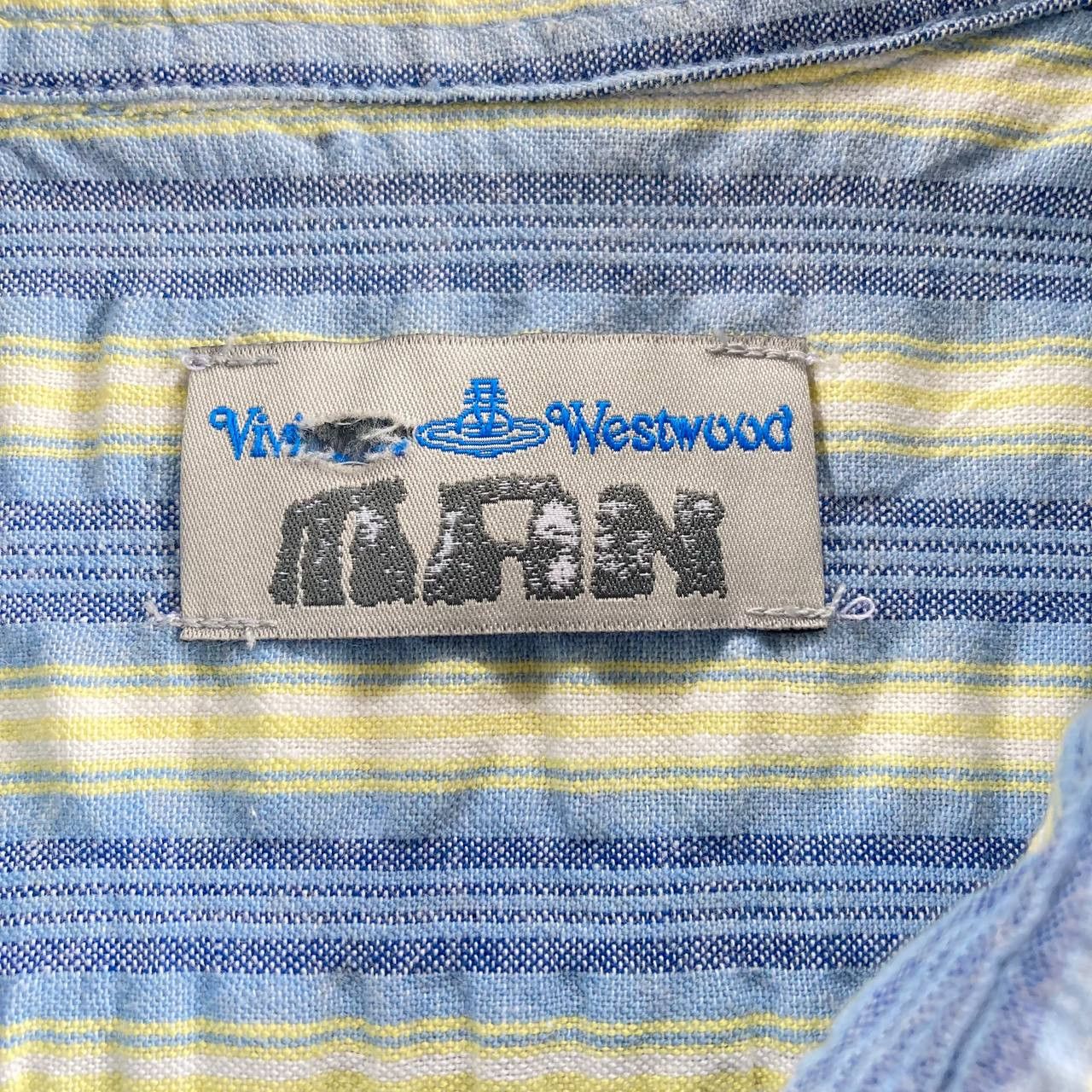 Vivienne Westwood Striped Crinkled Shirt Size US M / EU 48-50 / 2 - 8 Thumbnail
