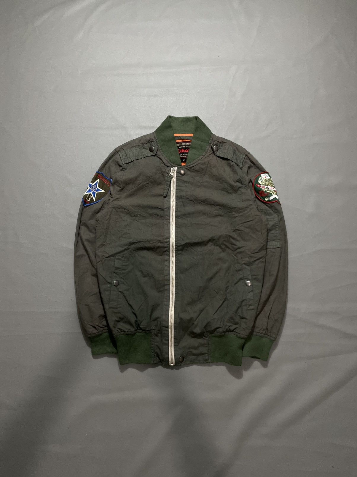 Schott Schott Flyers Bomber Military Asymmetrical Jacket Size US XS / EU 42 / 0 - 10 Thumbnail
