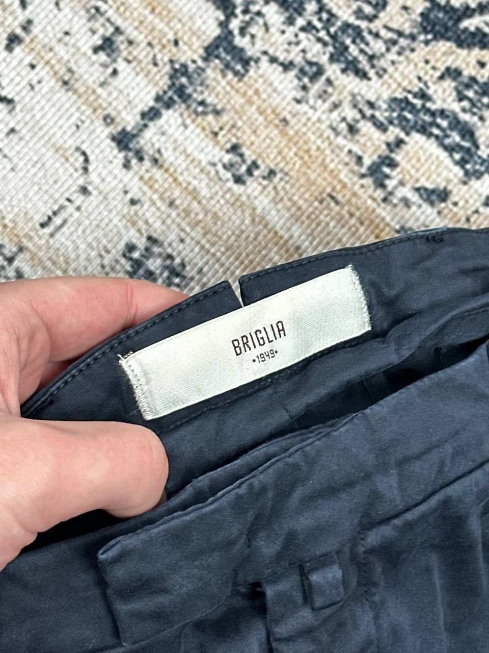 Vintage Briglia 1949 Luxury Navy Slim Chino Italian Pants Size US 38 / EU 54 - 6 Thumbnail