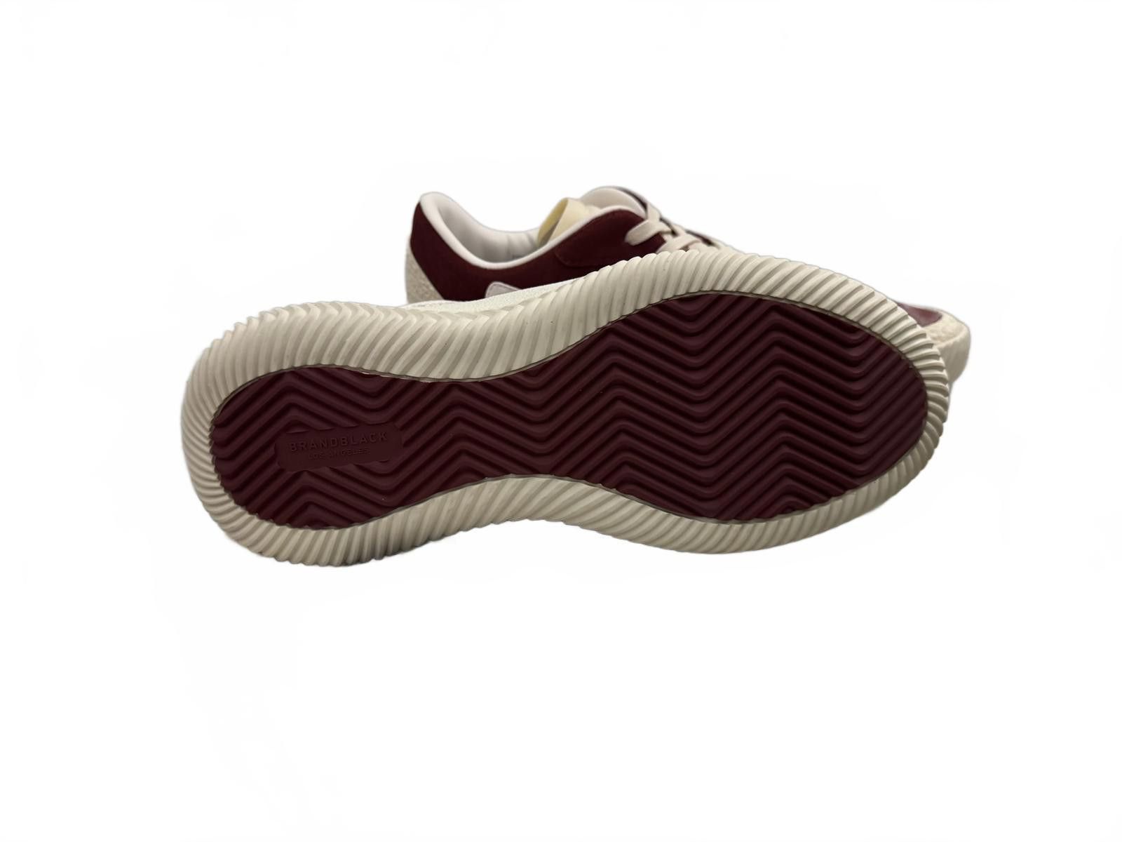 Brandblack Brandblack Downtown II Maroon and Cream Low-Top Sneakers Size US 8.5 / EU 41-42 - 3 Thumbnail