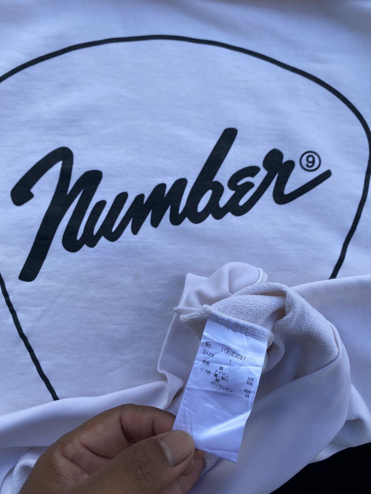 Number (N)ine Rare Number Nine Spellout Sweater Size US L / EU 52-54 / 3 - 14 Thumbnail
