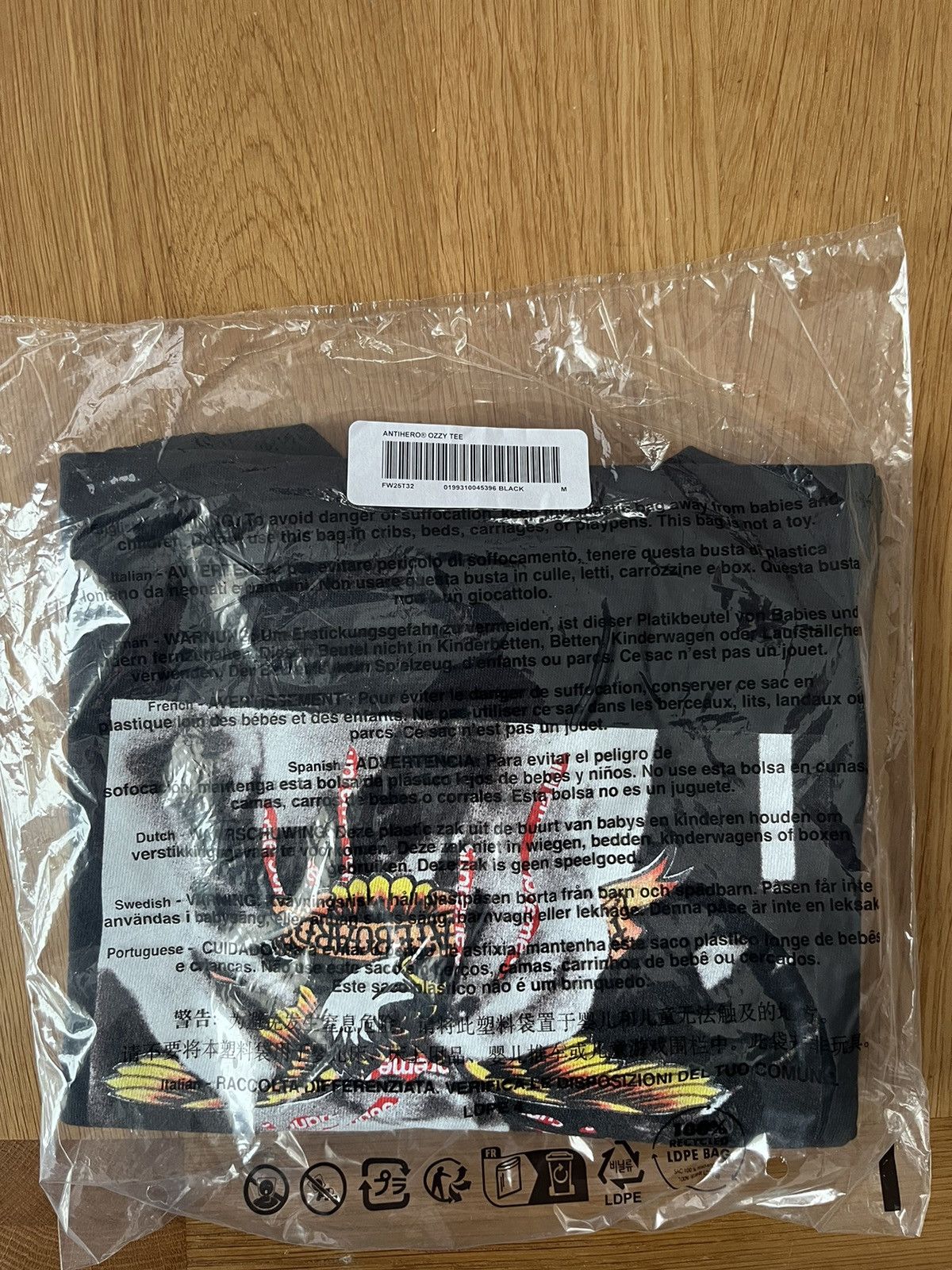 Supreme x AntiHero Ozzy Tee