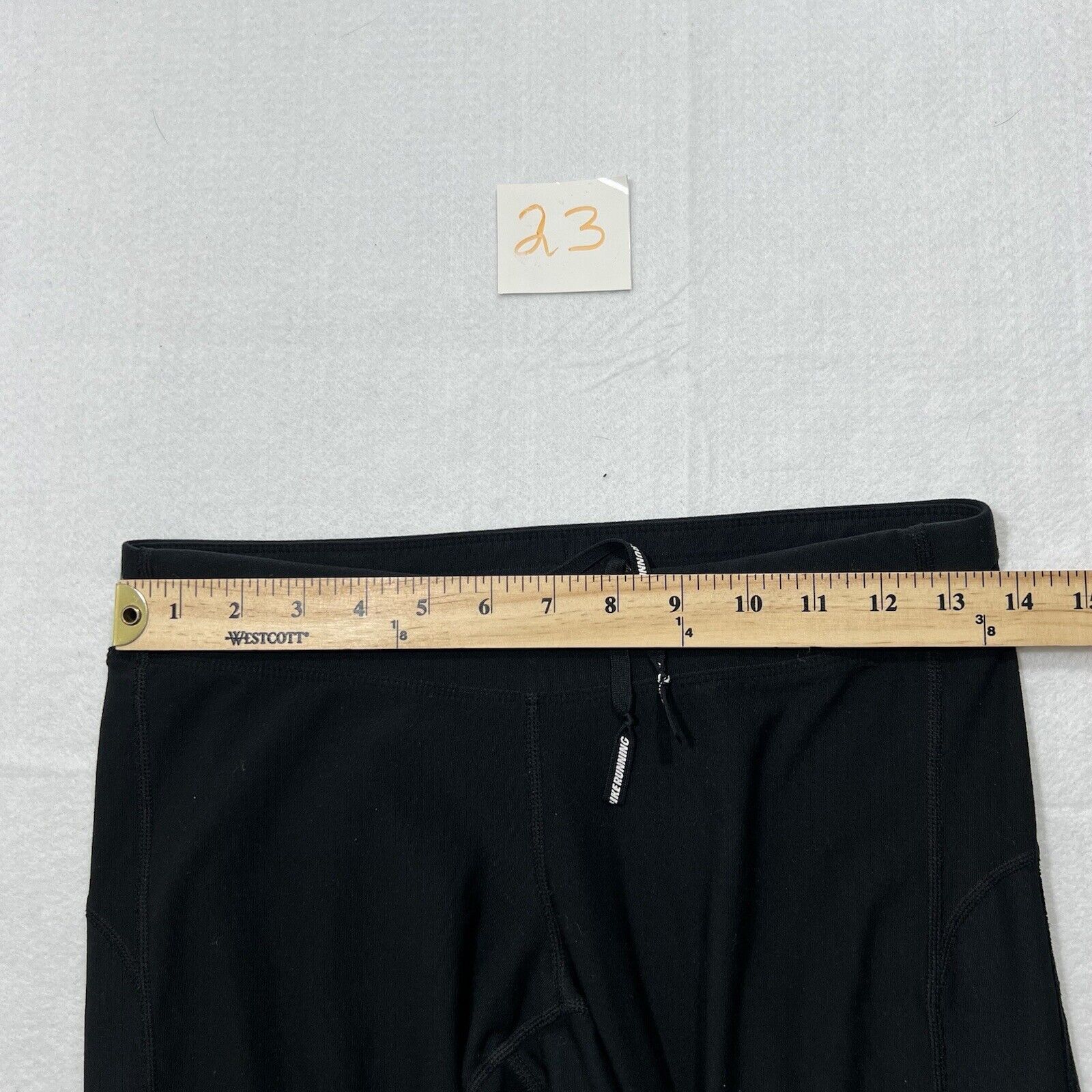 Nike Nike Dri Fit Medium Capri Athletic Running Black Leggings Size 32" / US 10 / IT 46 - 9 Thumbnail