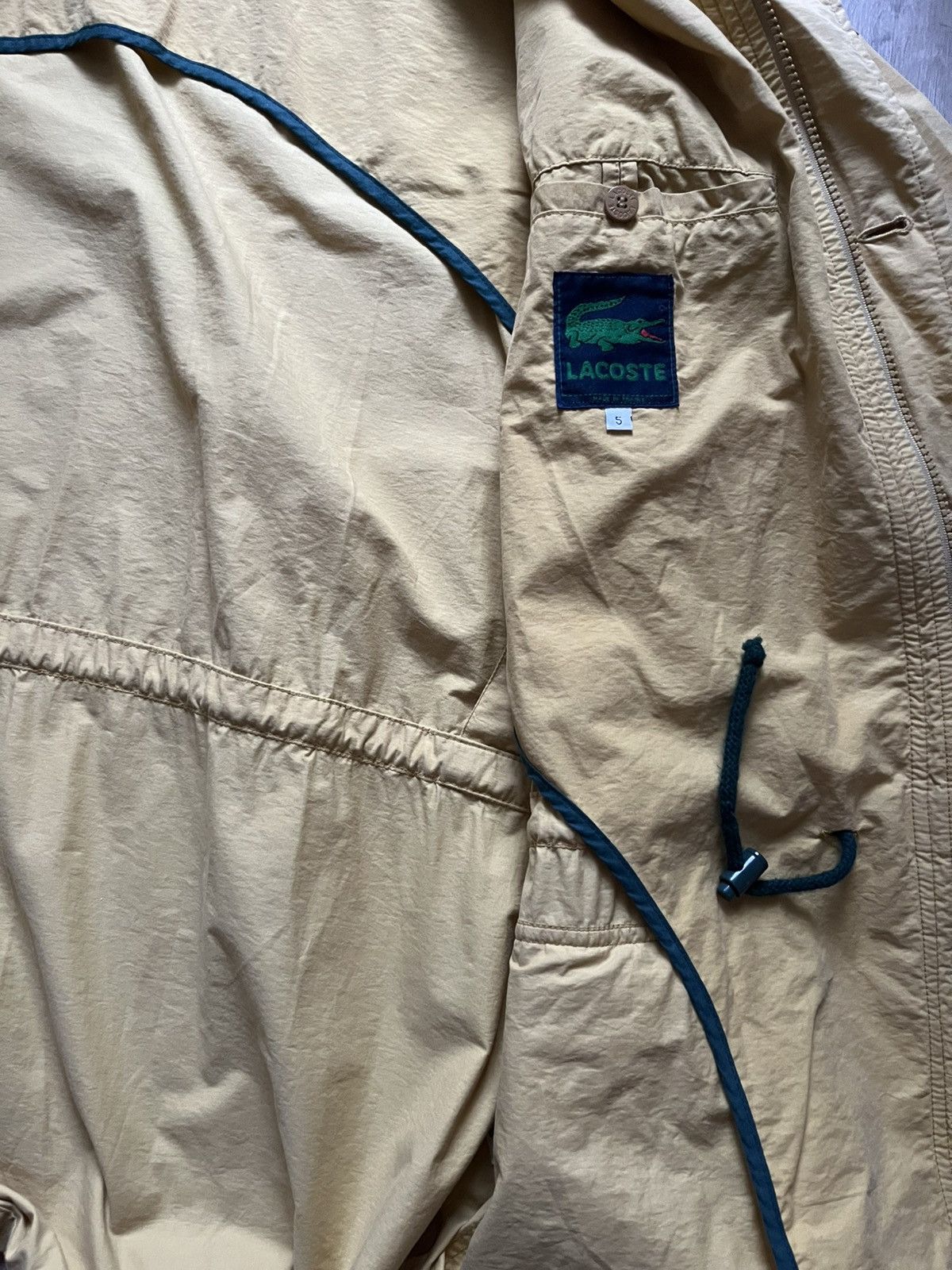 Lacoste × Vintage Lacoste Jacket Yellow Cotton Design Size 5 Size US XL / EU 56 / 4 - 13 Thumbnail