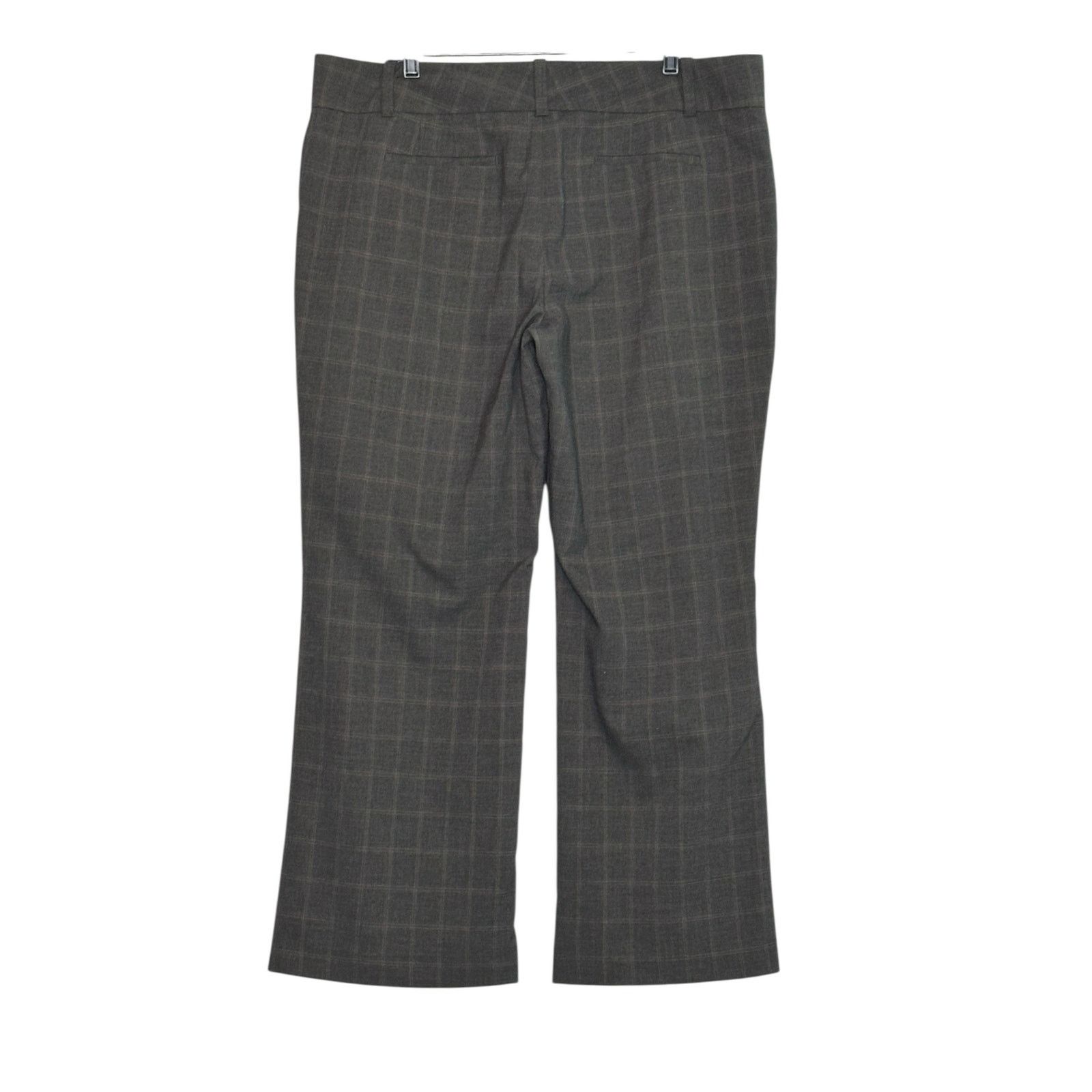 Ann Taylor Ann Taylor gray plaid wide legs career pants size 18 Size 40" / US 18 - 7 Thumbnail