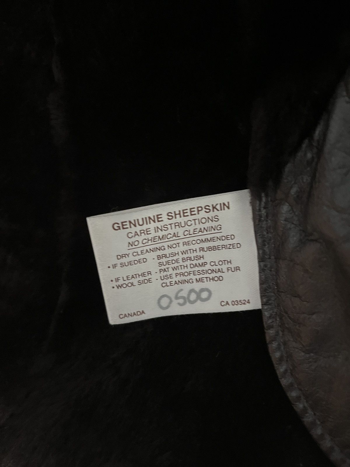 Genuine Leather × Other Dark Brown Womens Lightweight Spanish Shearling Coat S Size S / US 4 / IT 40 - 11 Thumbnail