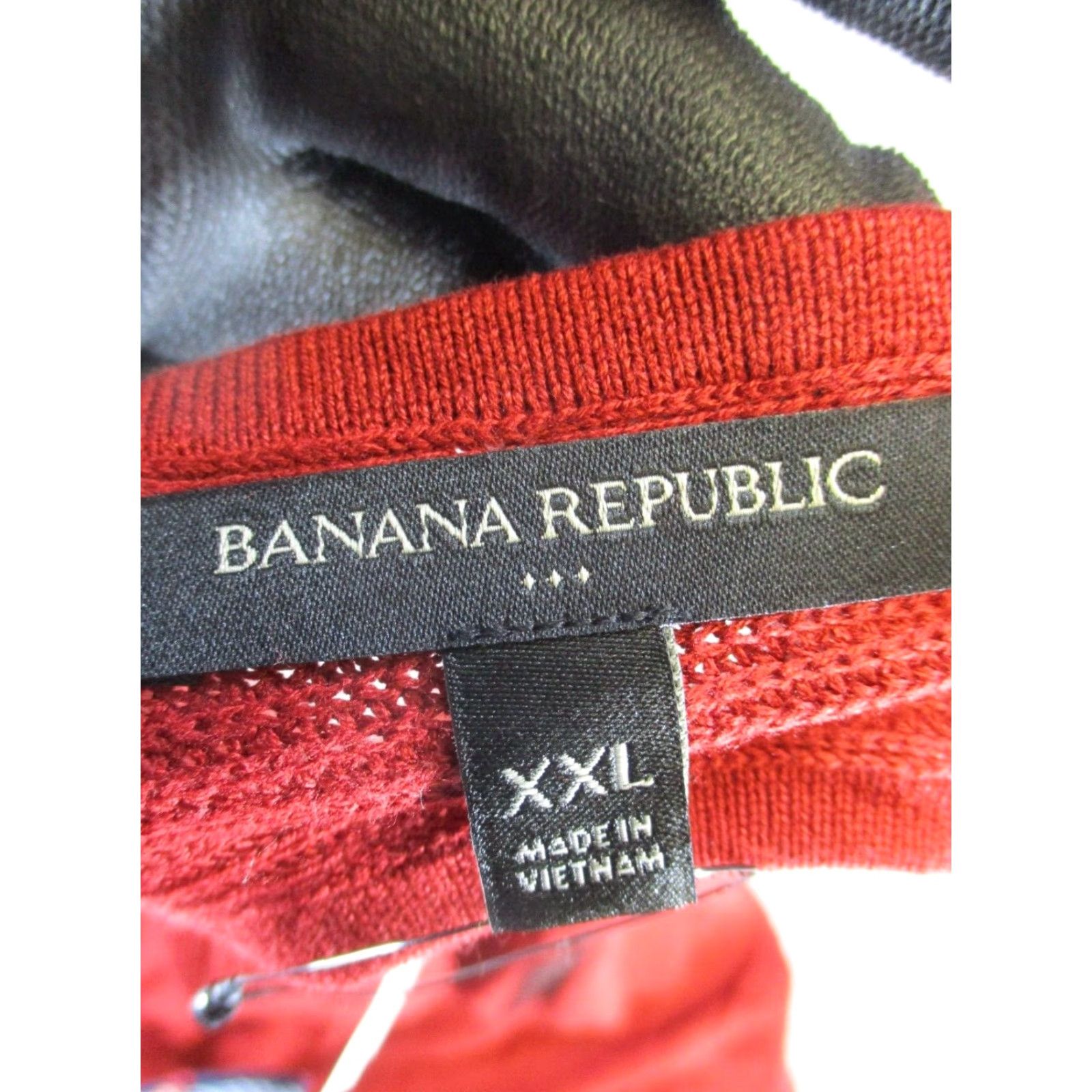 Banana Republic VINTAGE Banana Republic Shirt Womens 2XL Red Knit Blouse Sleeveless Cotton Blend Pullover Regular Fit Top Women 90s Size XXL / US 16-18 / IT 52-54 - 3 Thumbnail