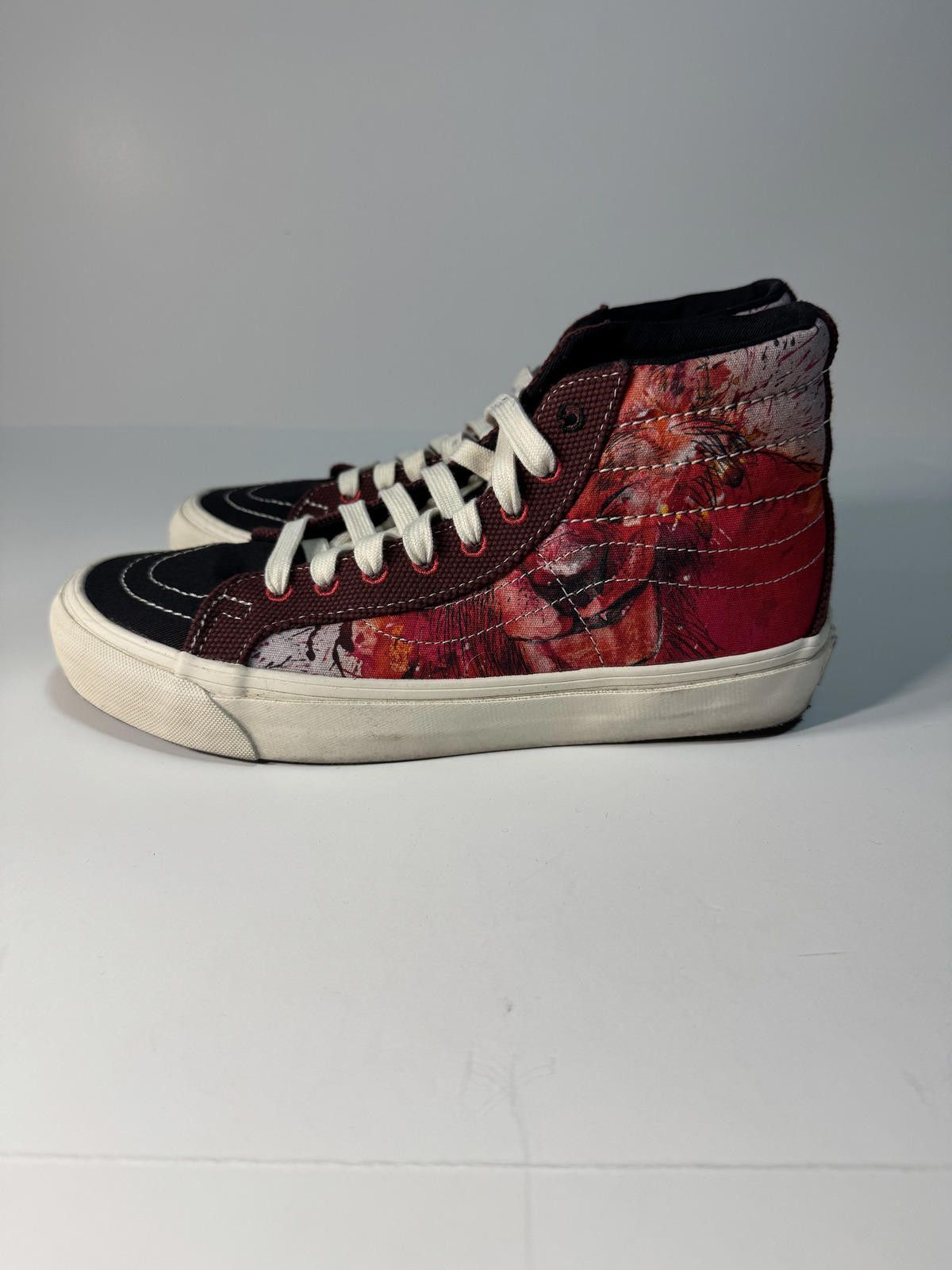 Vans Vans Mens 8 Red Sneaker Ralph Steadman Sk8-Hi Size US 8 / EU 41 - 6 Thumbnail