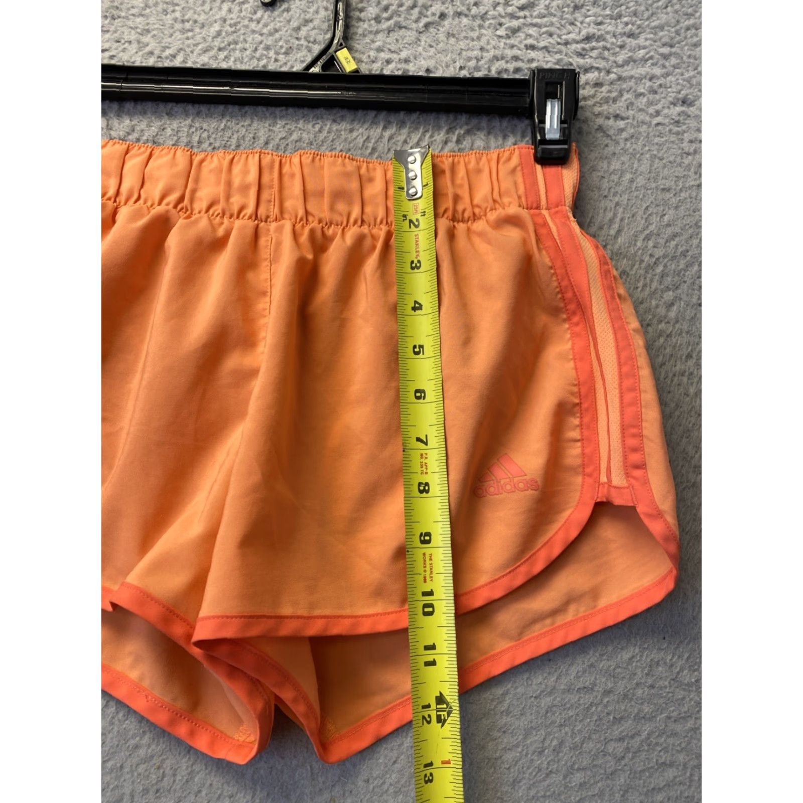 Adidas ADIDAS Climalite Running Short Women’s Activewear S Orange Three Stripe Size 28" / US 6 / IT 42 - 5 Thumbnail