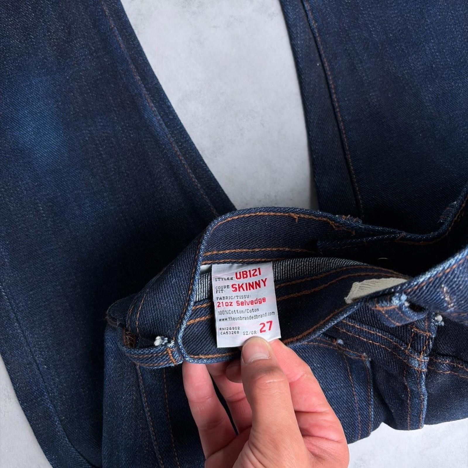 Other Y2K Unbranded Brand Selvedge Skinny Japanese Denim Jeans Size US 27 - 6 Thumbnail
