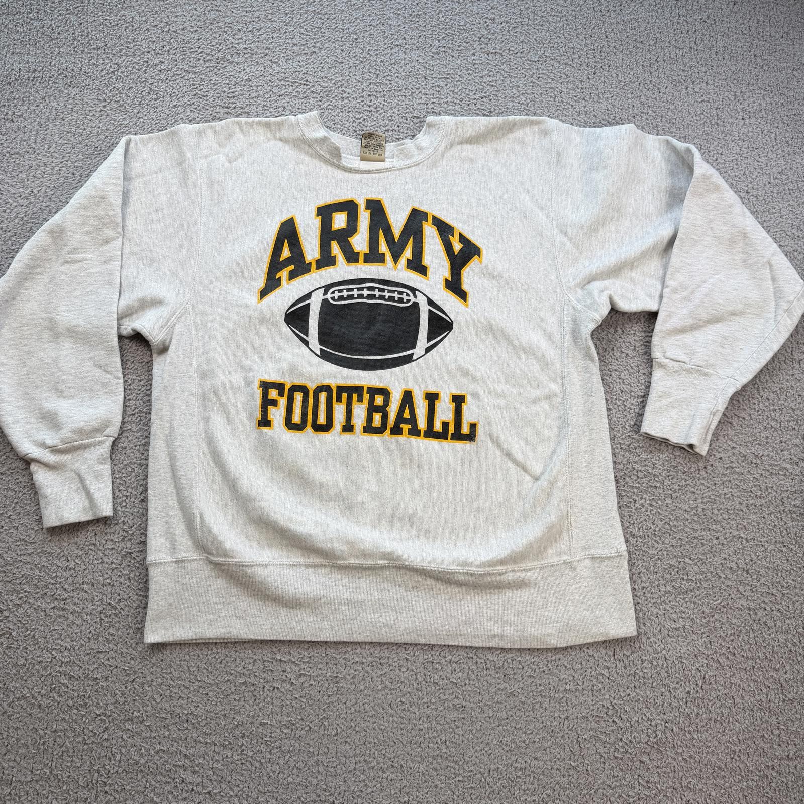 Other Vintage 90s Army Football Crewneck Sweatshirt Rugged Sweats Size US L / EU 52-54 / 3 - 1 Thumbnail