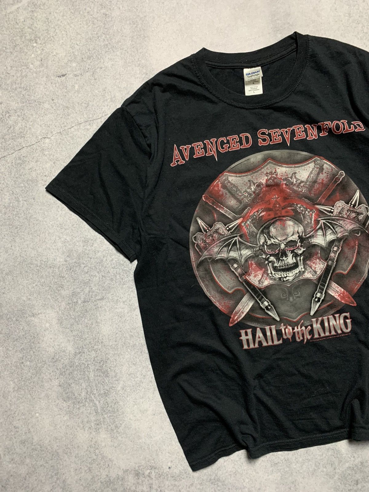 Band Tees Vintage Avenged Sevenfold Skulls Blood Japanese Y2K Tee Size US L / EU 52-54 / 3 - 2 Thumbnail