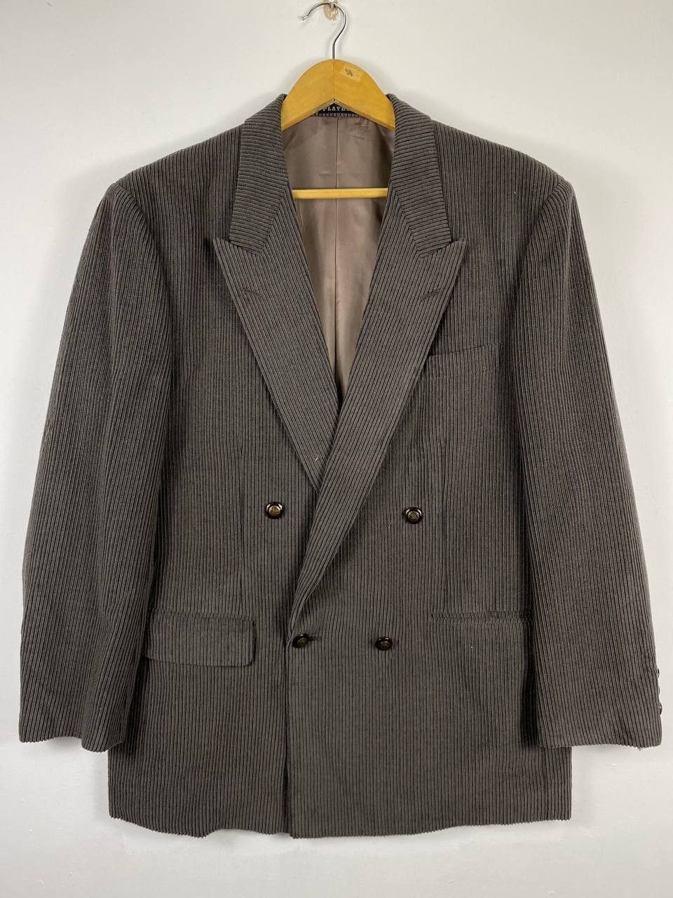 Playboy vintage playboy double breast wool corduroy jacket Size US L / EU 52-54 / 3 - 1 Thumbnail