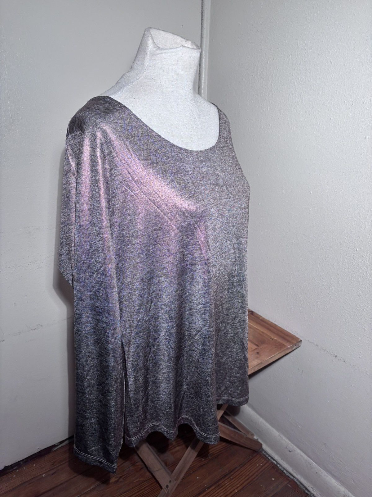 Other G by Giuliana Metallic Gold Top Size XL / US 12-14 / IT 48-50 - 8 Thumbnail