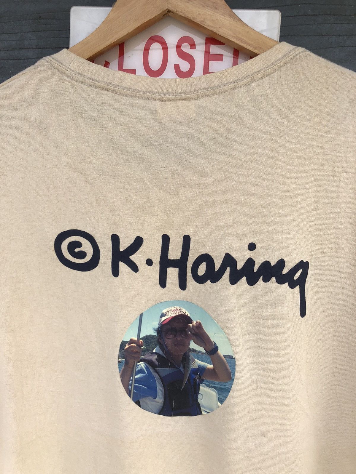Vintage Y2K Keith Haring X Uniqlo Skateboarding Backhit Tee