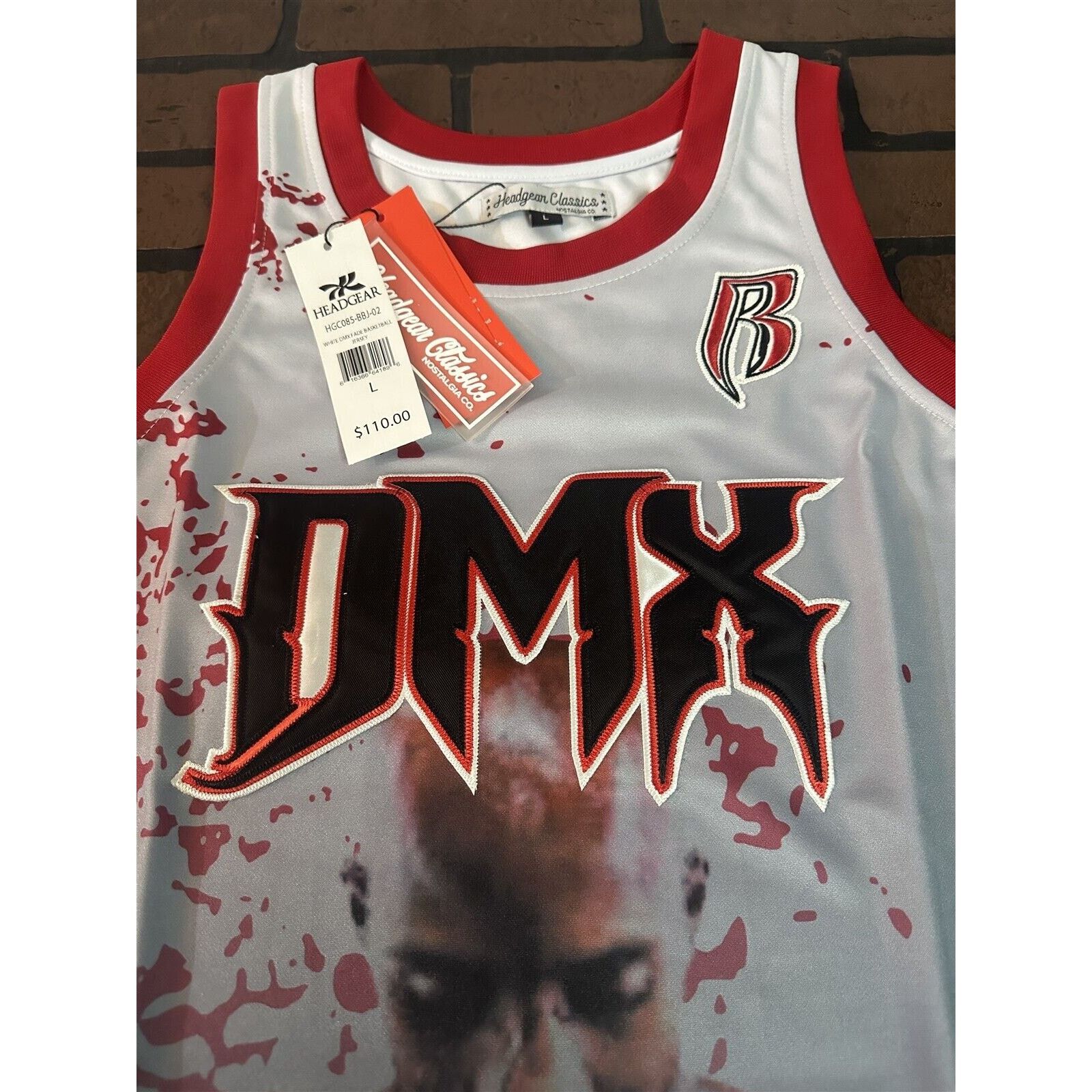 Other DMX -White Flesh of My Flesh Jersey~Never Worn~L XL Size US L / EU 52-54 / 3 - 9 Thumbnail