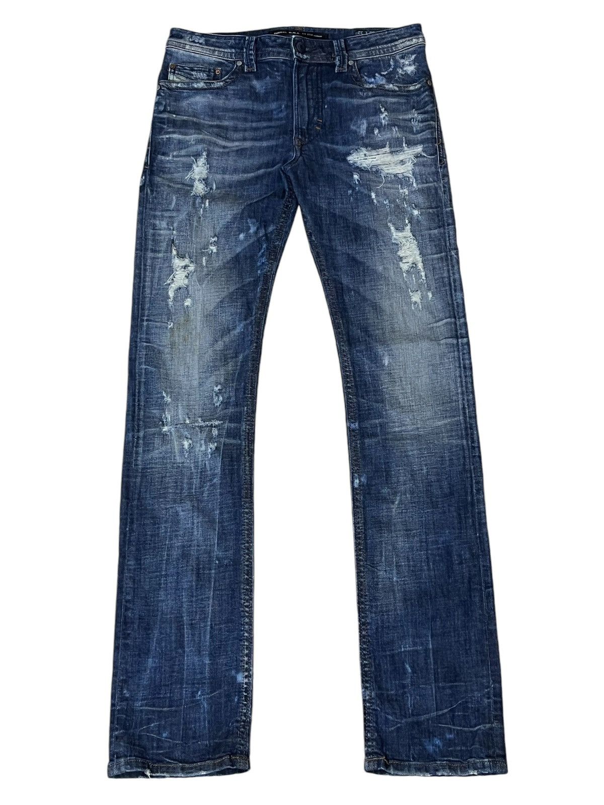 Diesel SICK🔥DIESEL SLIM SKINNY S/S 2016 DISTRESSED STYLE JEANS Size US 31 - 1 Thumbnail