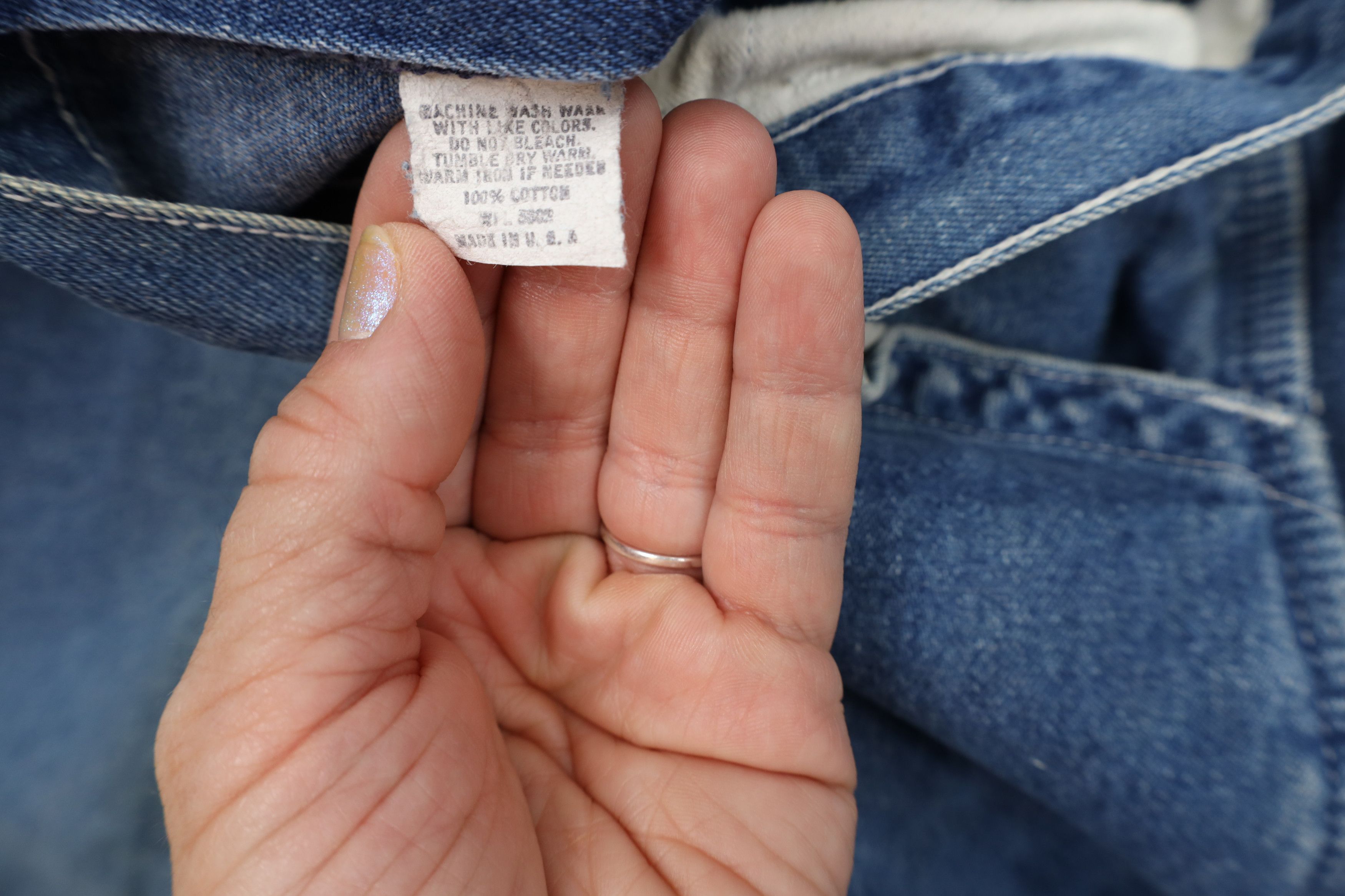 Vintage Vintage 90s Streetwear Workwear Wide Leg Dungaree Jeans USA Size US 44 / EU 60 - 10 Thumbnail