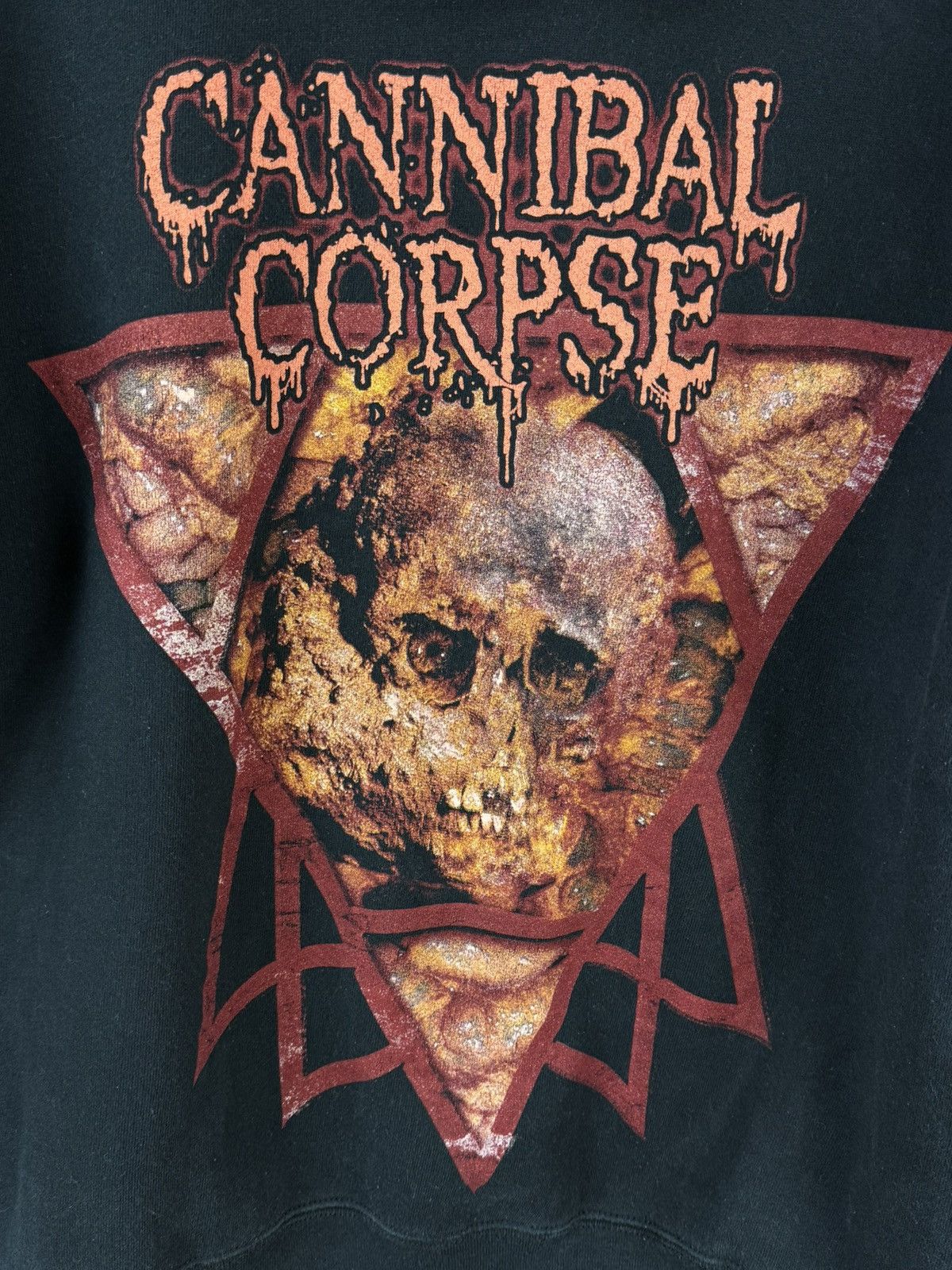 Band Tees 00s Cannibal Corpse 2002 Smashed Face Death Metal Hoodie XL Size US XL / EU 56 / 4 - 2 Thumbnail