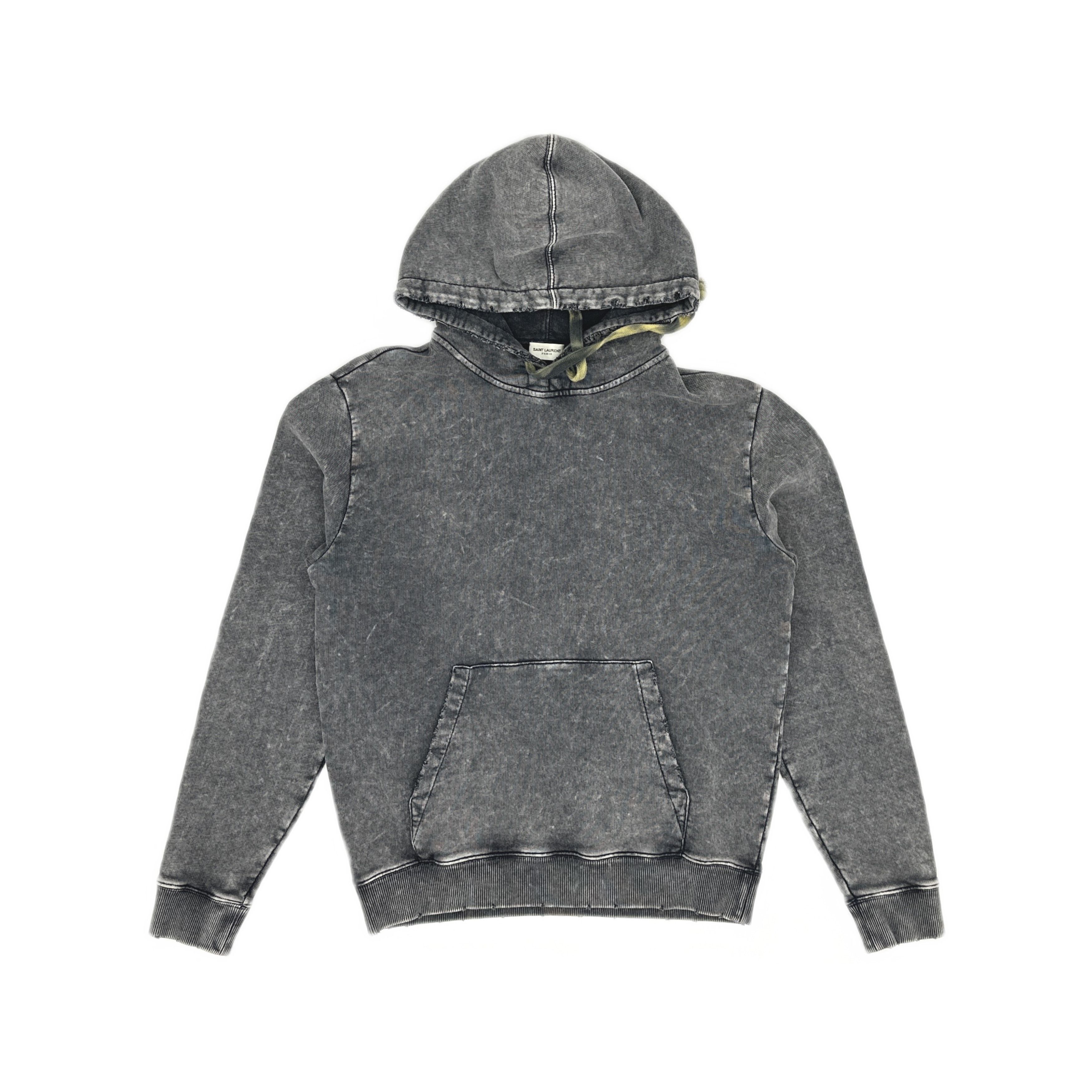Saint Laurent Paris Saint Laurent Acid Wash Hoodie Size M Size US M / EU 48-50 / 2 - 1 Thumbnail