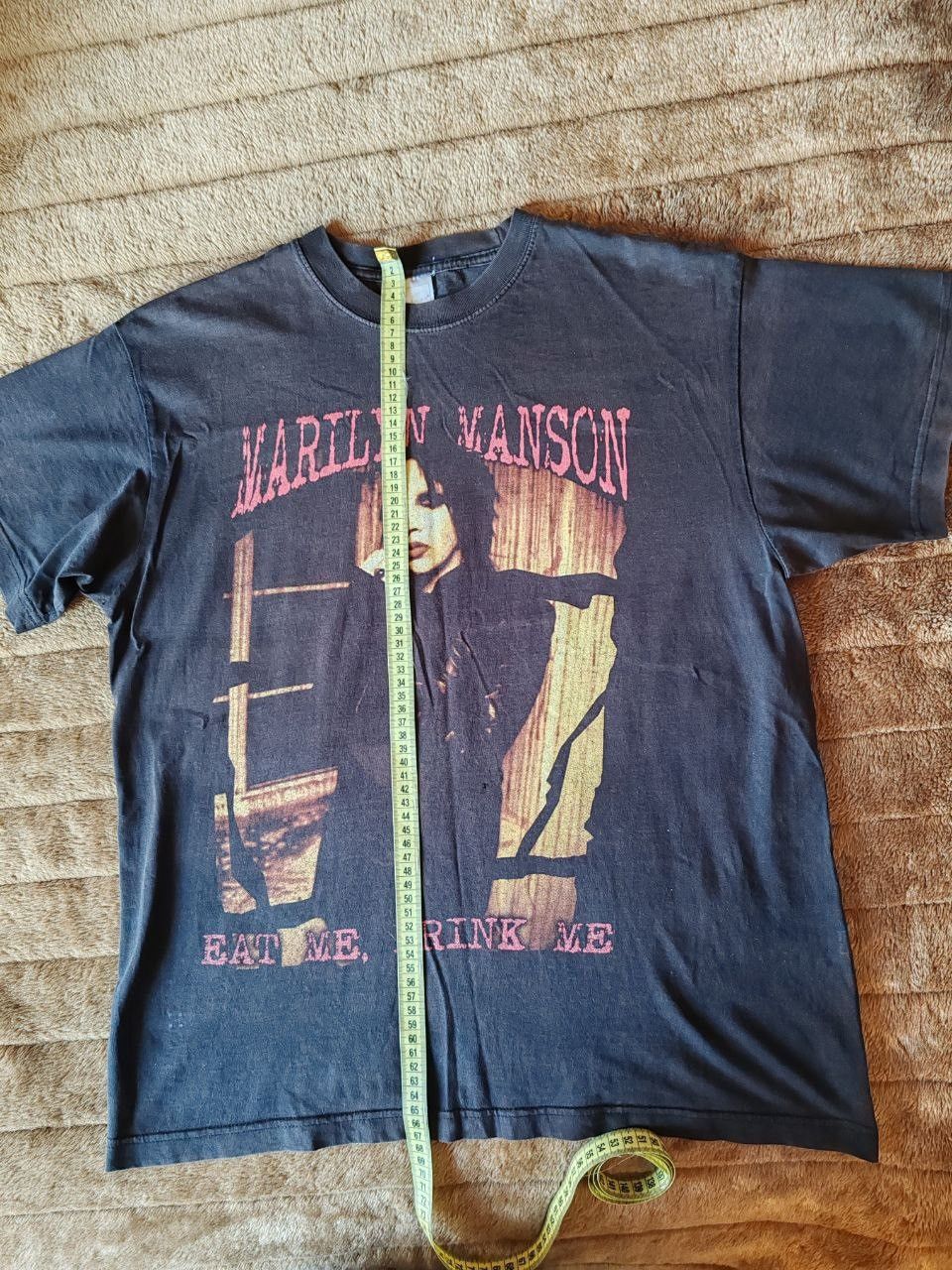 Band Tees 💀RARE 00s MARILYN MANSON Eat Me Drink Me VNTG Merch Tee Size US L / EU 52-54 / 3 - 9 Thumbnail