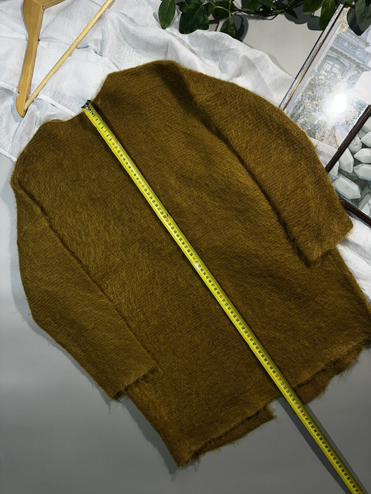Gudrun Sjoden Gudrun Sjoden Mohair wool blend wrap cardigan jacket mustard Size S / US 4 / IT 40 - 13 Thumbnail