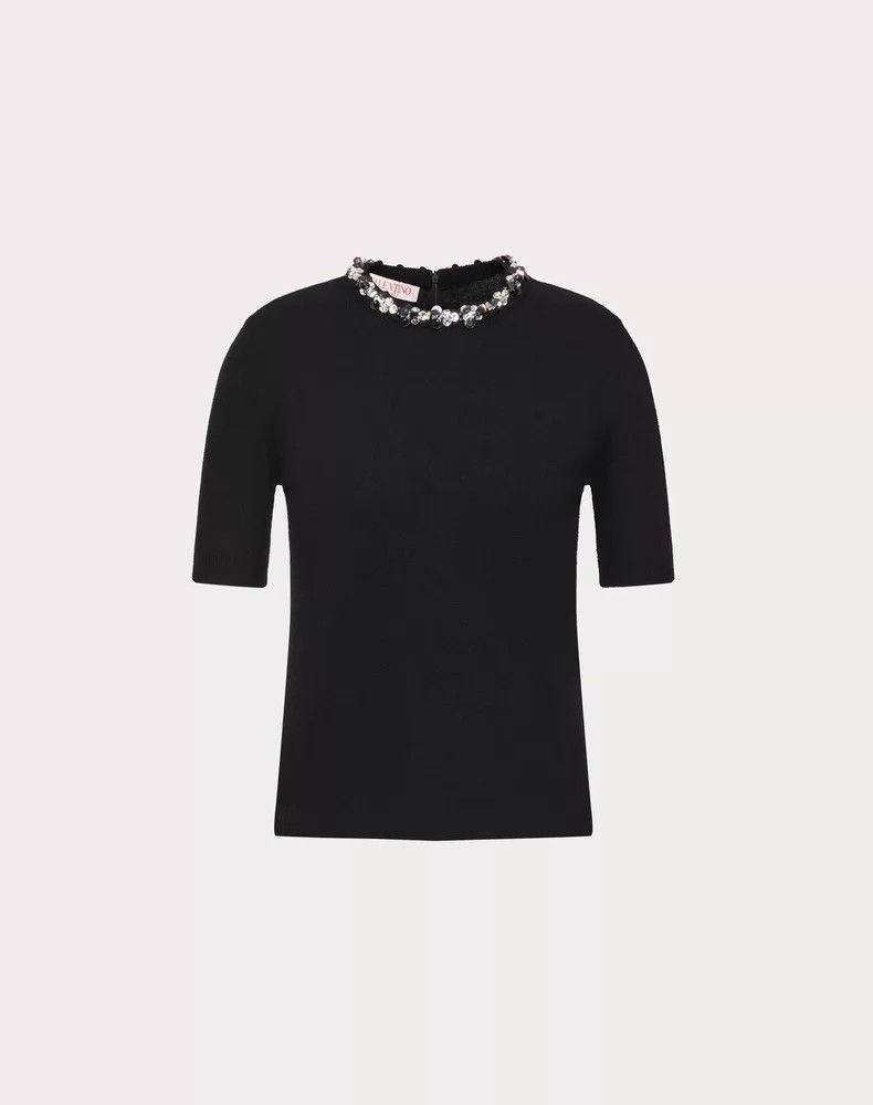 Valentino Valentino Black short-sleeved knitwear Size XS / US 0-2 / IT 36-38 - 1 Thumbnail