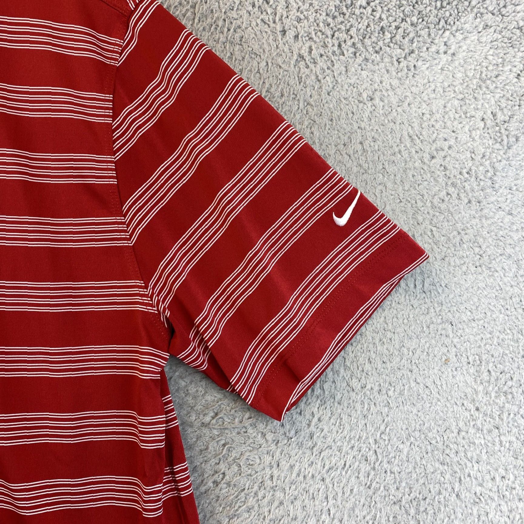 Nike Nike Polo Shirt Men Large Red Dri-Fit Performance Golf Swoosh Top /48-45 Size US L / EU 52-54 / 3 - 2 Thumbnail