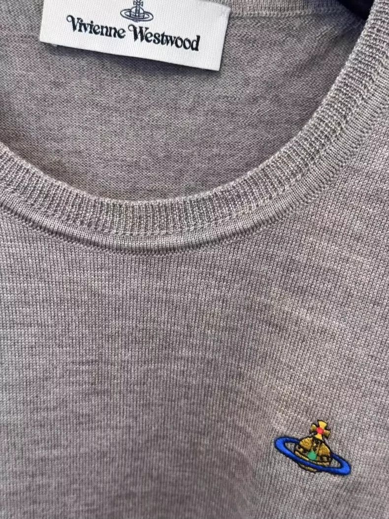 Vivienne Westwood vivienne westwood Saturn embroidered knit short sleeves Size M / US 6-8 / IT 42-44 - 2 Thumbnail