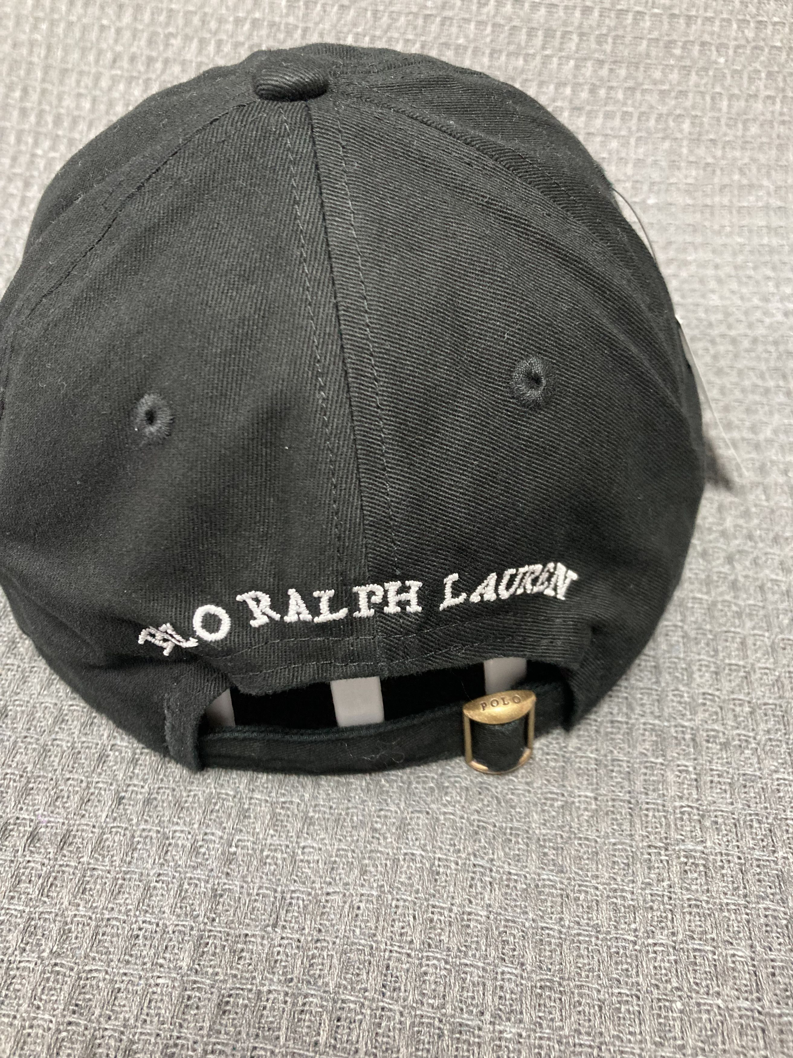Polo Ralph Lauren black Polo Ralph Lauren hat Size ONE SIZE - 4 Thumbnail