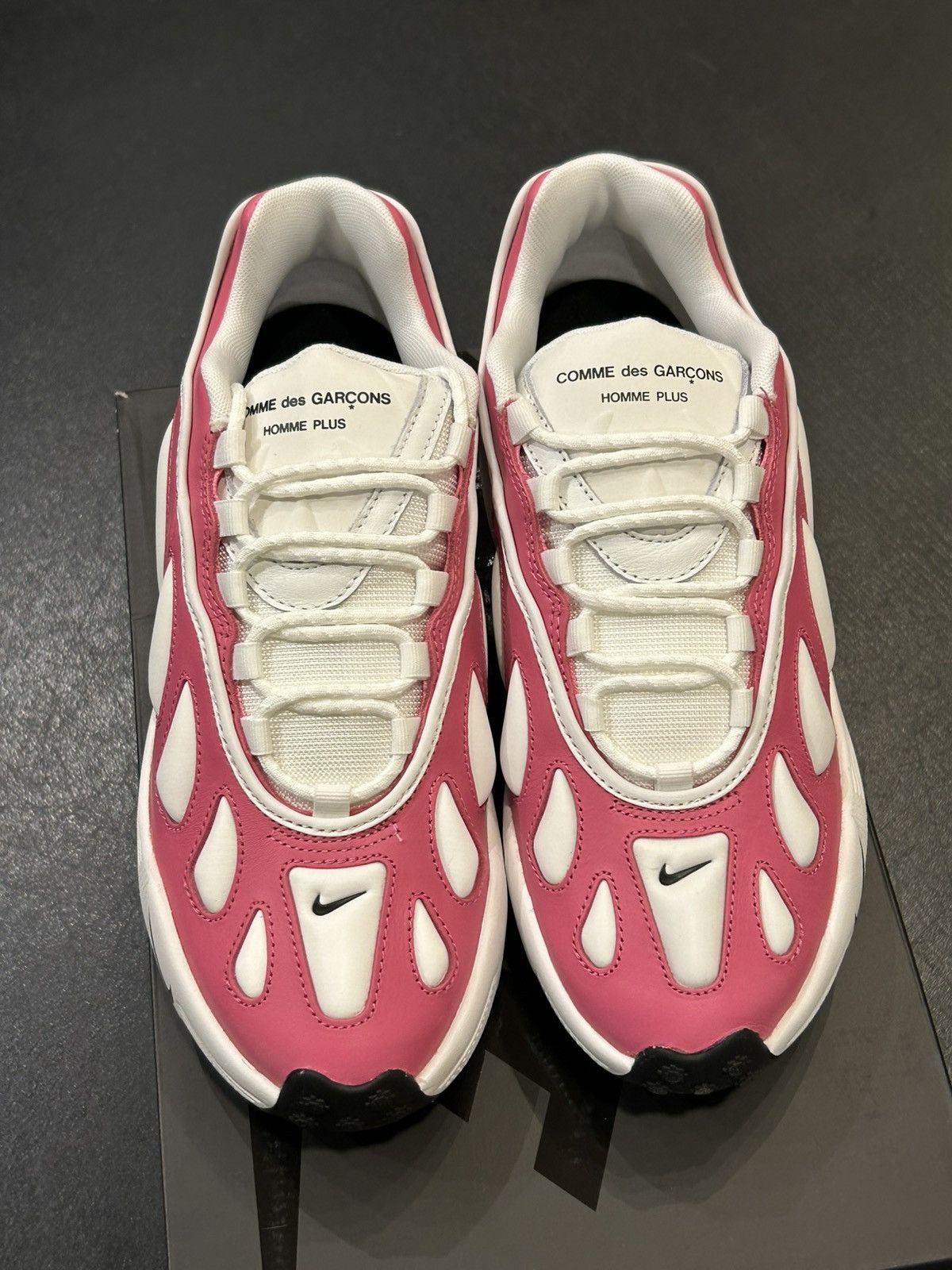 Comme des Garcons × Nike Nike X CDG Homme Plus Spirit 96 ‘Spirit Pink’ Size US 8 / EU 41 - 4 Thumbnail