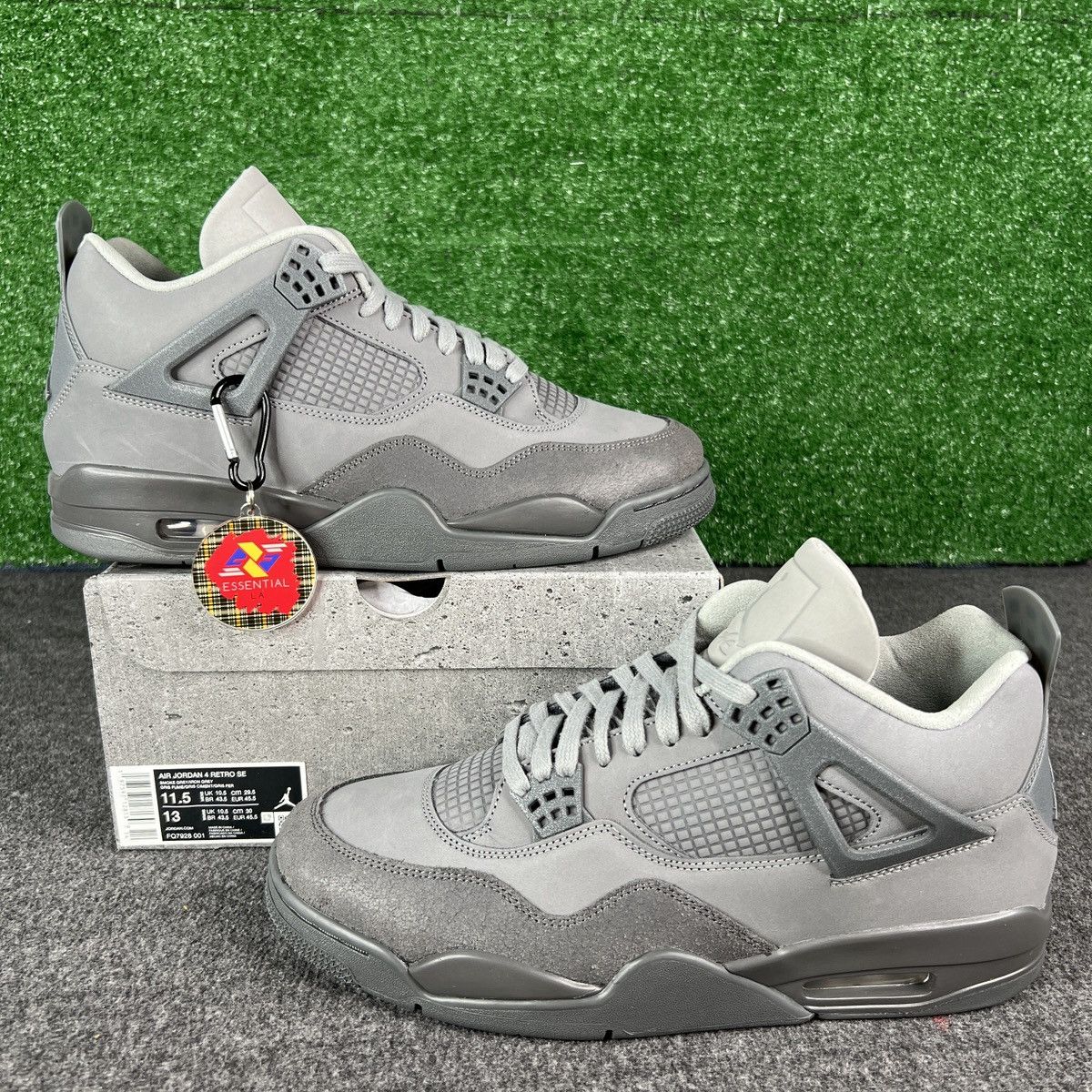 Jordan Brand × Nike Nike Air Jordan 4 Wet Cement “Paris Olympics” Size 11.5 Size US 11.5 / EU 44-45 - 1 Thumbnail