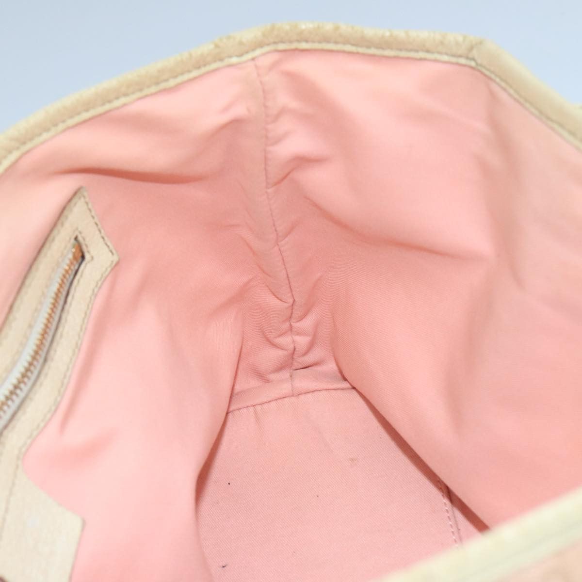 Gucci GUCCI GG Canvas Hand Bag Pink Cream Gold Size ONE SIZE - 17 Thumbnail