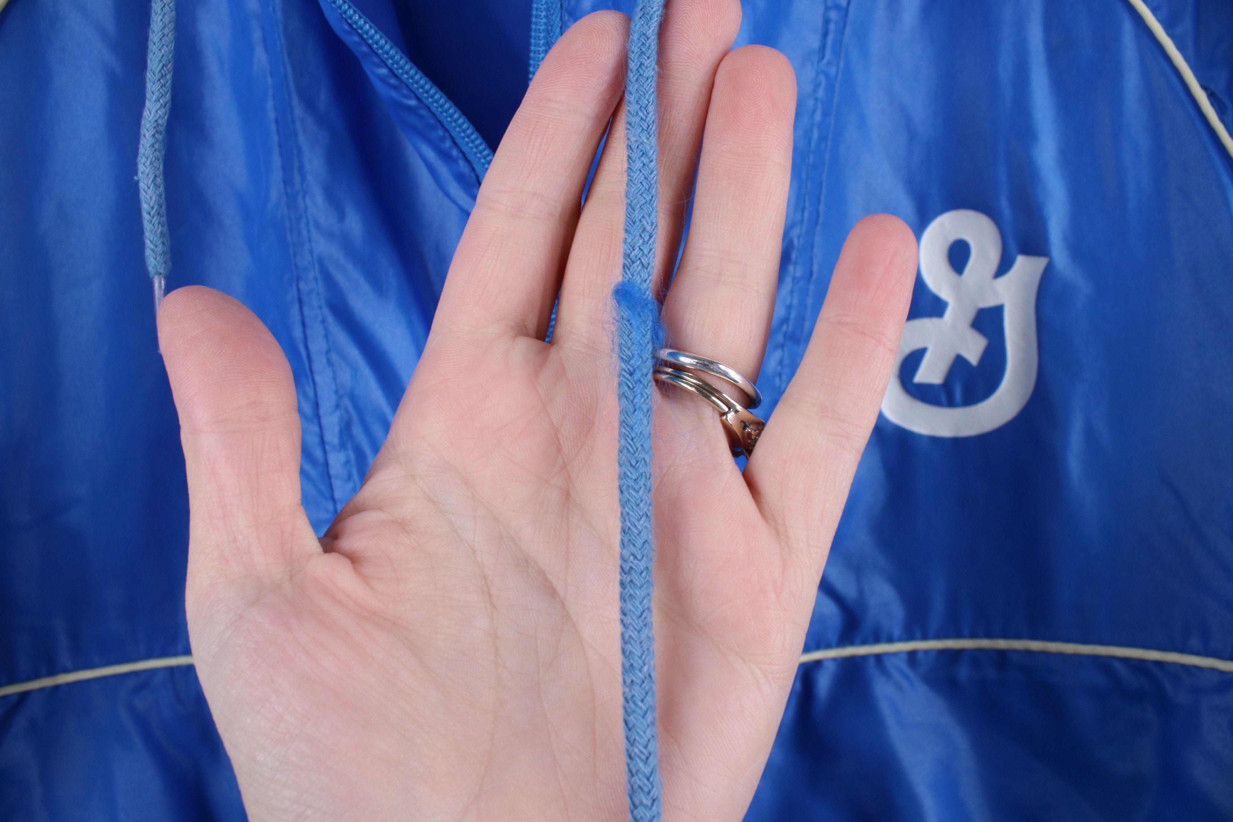 Vintage Vintage 70s 80s Streetwear Mills Packable Anorak Jacket Blue Size US M / EU 48-50 / 2 - 6 Thumbnail