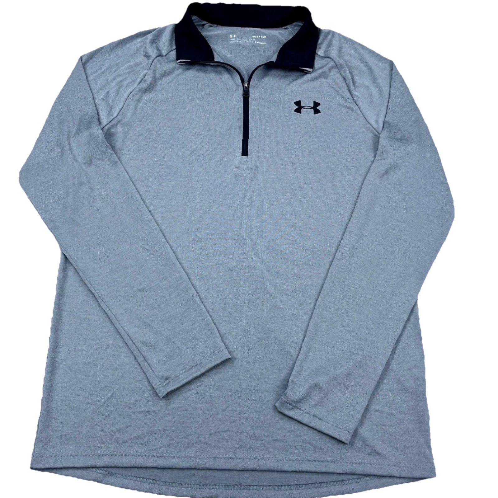 Under Armour Under Armour Shirt Men Small Gray Pullover Quarter Zip Tee Performance Running Size US S / EU 44-46 / 1 - 2 Thumbnail