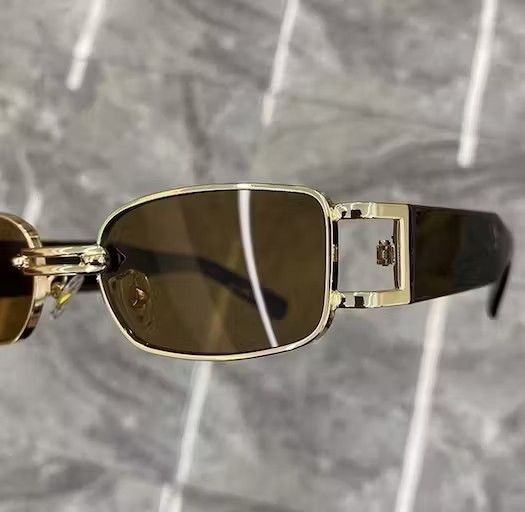 Designer Vintage round frame sunglasses Size ONE SIZE - 4 Thumbnail