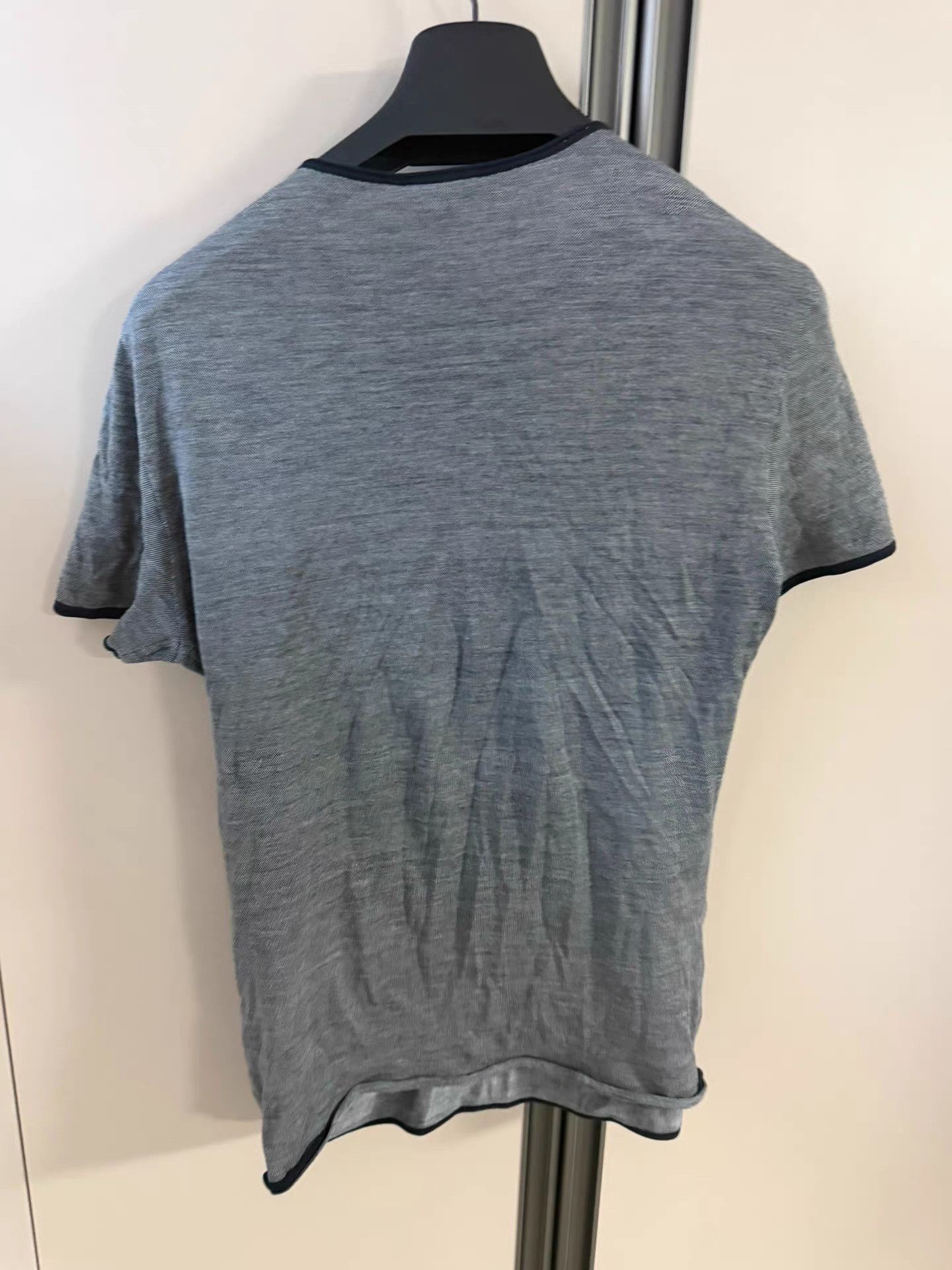 Giorgio Armani GIORGIO ARMANI Men's Crew Neck Silk Short Sleeve T-Shirt K18 Size US M / EU 48-50 / 2 - 3 Thumbnail