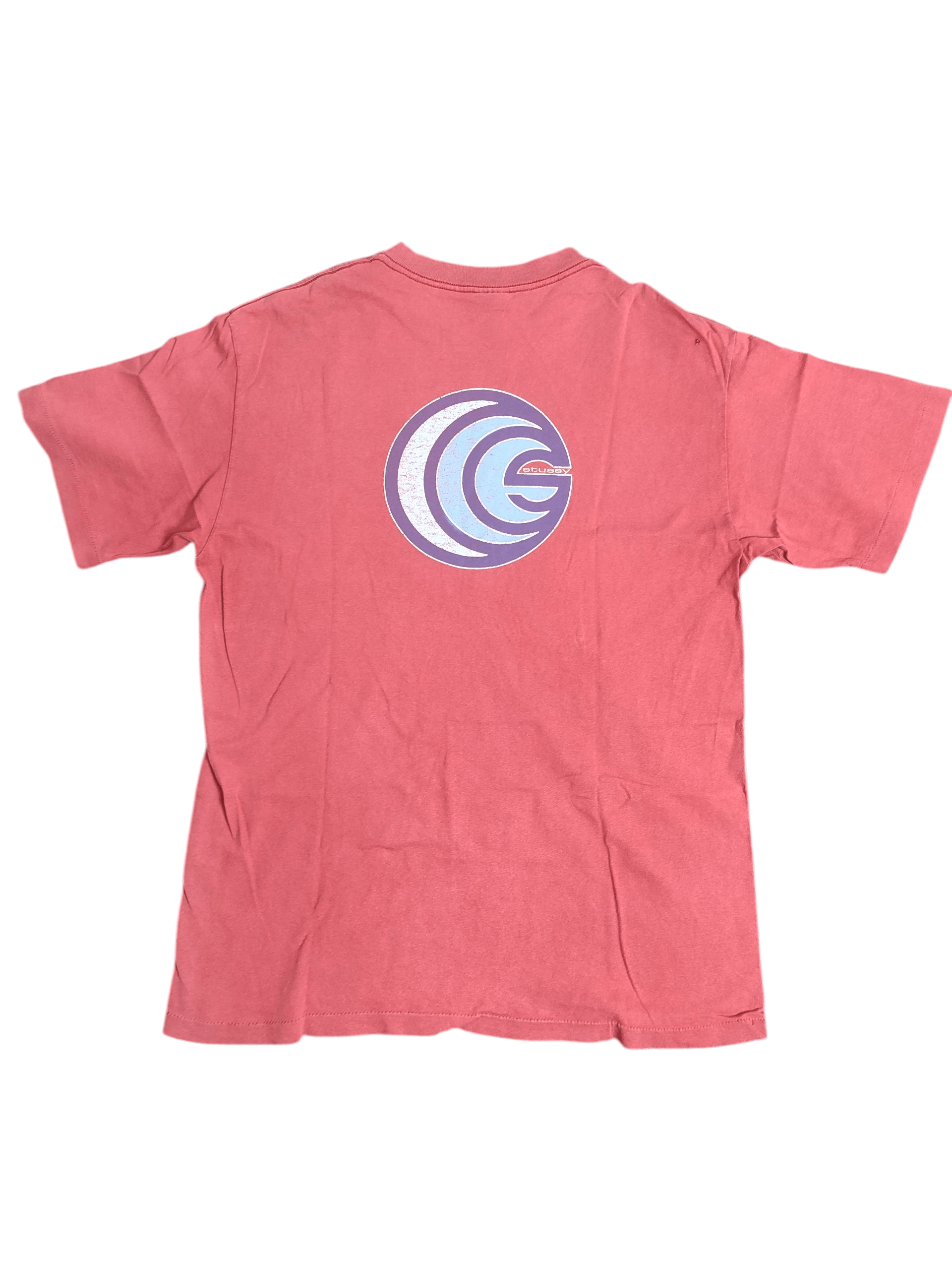 Stussy [DELETED] Stussy Circle Logo 90s Vintage Tshirt Size US L / EU 52-54 / 3 - 3 Thumbnail