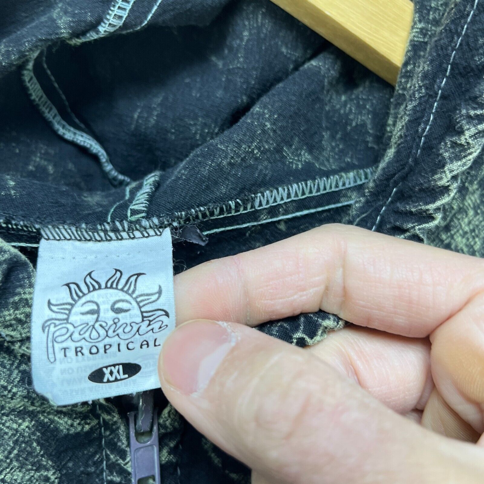 Lululemon × Vintage Vintage 90s Bones Lizard Cozumel Mexico Hooded Zip up 2XL Size US XXL / EU 58 / 5 - 10 Thumbnail
