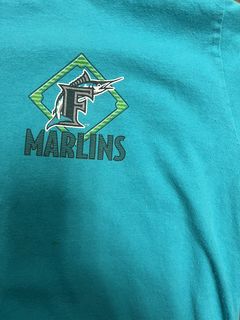 FLORIDA MARLINS VINTAGE 90s RUSSELL ATHLETIC BASEBALL JERSEY XXL NWT