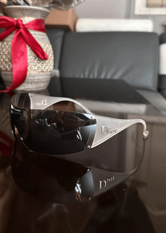 Christian Dior Monsieur × Dior × Vintage DIOR Sunglasses SKI Rimless Mask Pop Bike Shield RI931 Size ONE SIZE - 1 Thumbnail