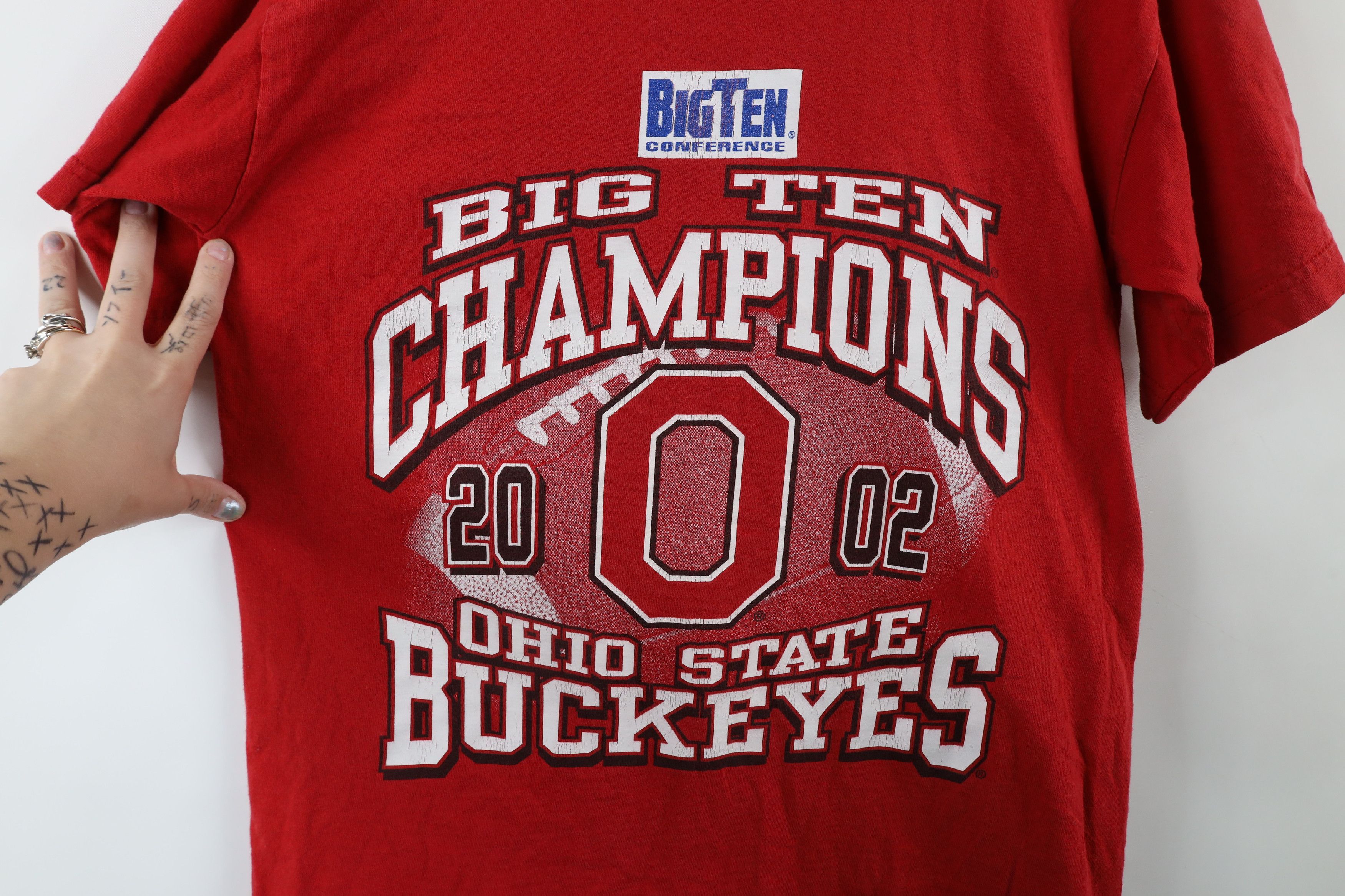 Vintage Vintage Ten Champs Ohio State University Football T-Shirt Size US M / EU 48-50 / 2 - 6 Thumbnail