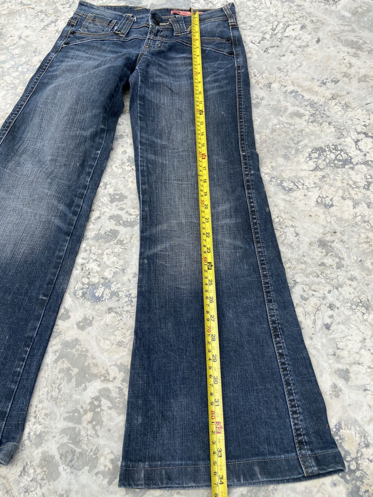 Japanese Brand Vintage Y2K rush hour denim pants flare Size 26" / US 2 / IT 38 - 17 Thumbnail